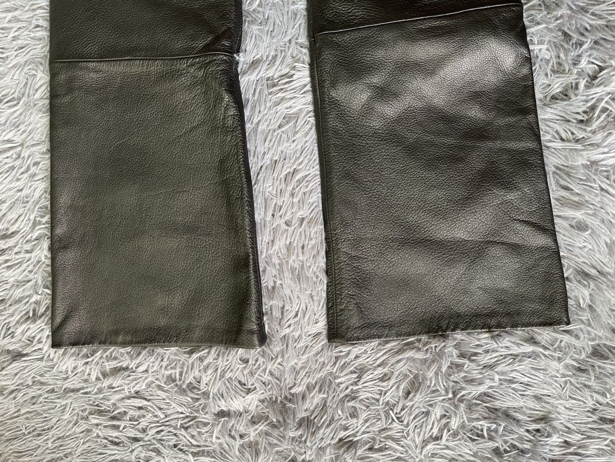 Vintage IXS avant garde Y2K vintage Travis Scott style leather pants Size US 30 / EU 46 - 5 Thumbnail