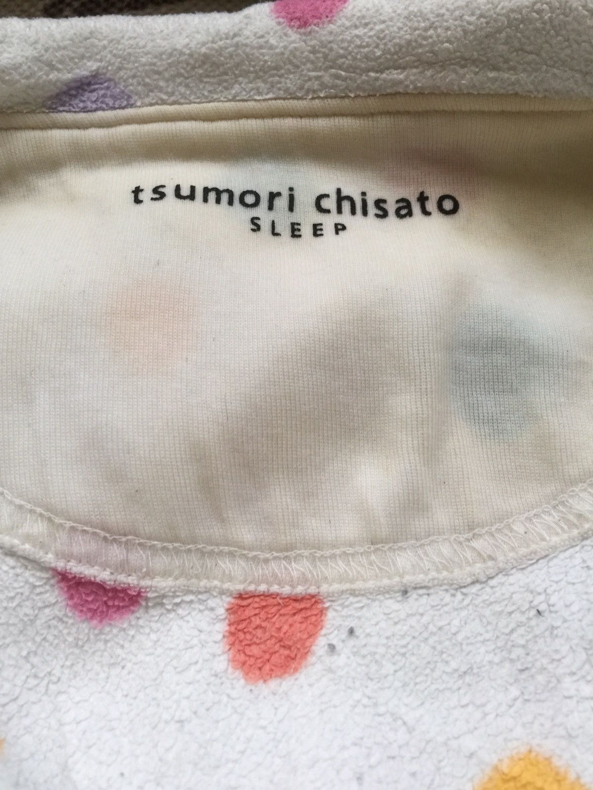 Issey Miyake × Japanese Brand × Tsumori Chisato ❗️Tsumori Chisato Fleece Polka Dots Sleepwear Size US M / EU 48-50 / 2 - 3 Thumbnail