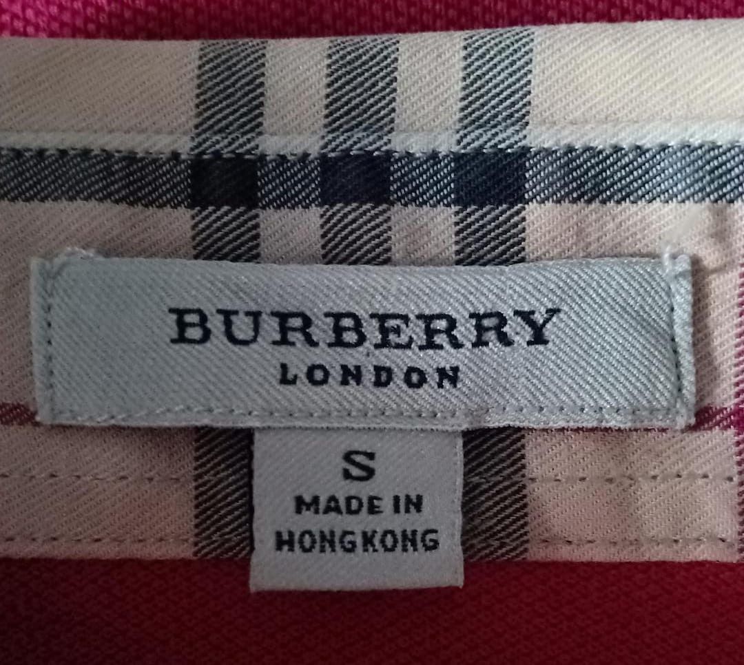 Burberry × Designer × Vintage Vintage Burberry Nova Check Long Sleeve Polo Shirt Size US S / EU 44-46 / 1 - 5 Thumbnail