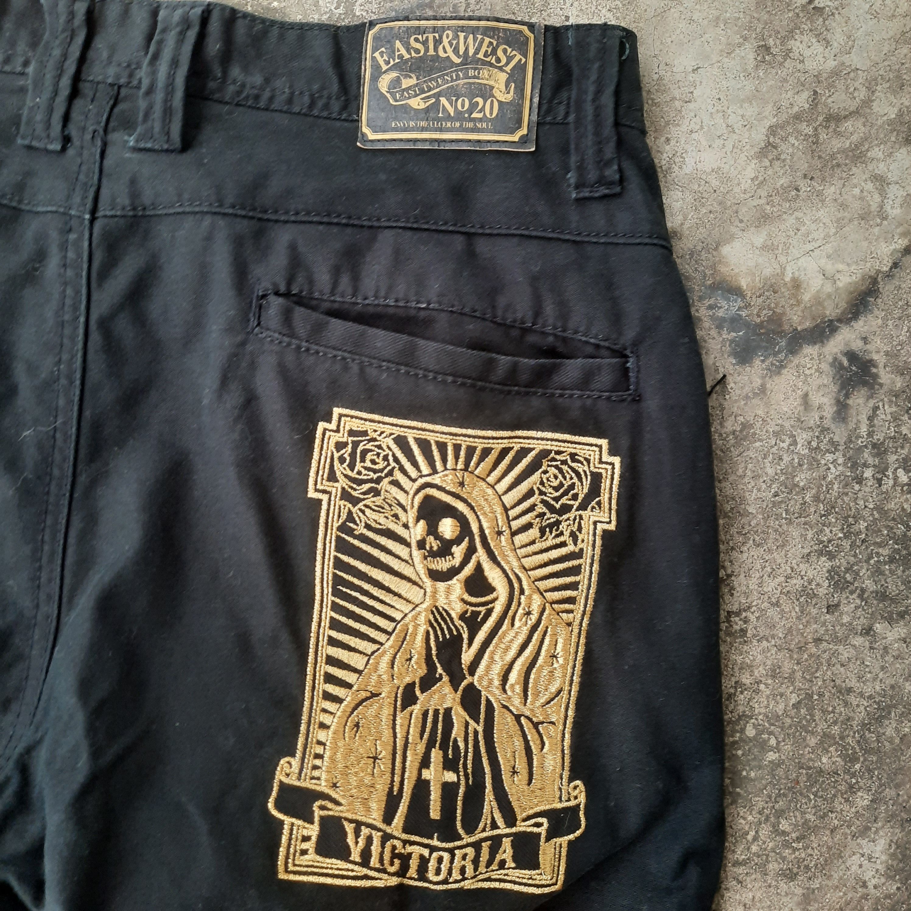 Japanese Brand Japanese Brand East Twenty Box Embroidery Denim Size US 34 / EU 50 - 4 Thumbnail