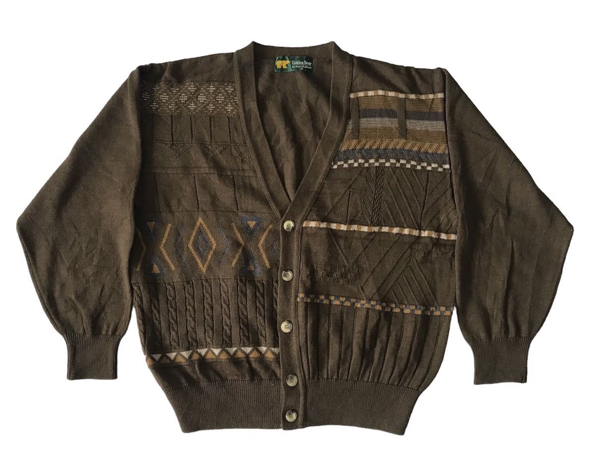 Golden Bear Nice Art Golden Bear Cardigan Size US M / EU 48-50 / 2 - 1 Thumbnail