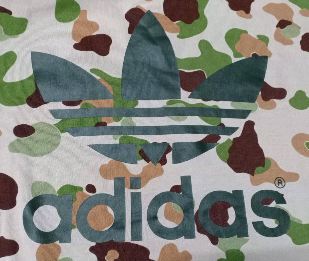 Adidas Adidas Camo Big Logo Pullover Sweatshirt Size US M / EU 48-50 / 2 - 1 Thumbnail