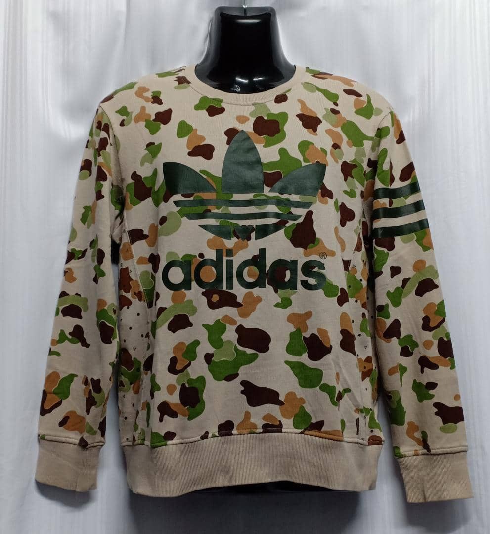 Adidas Adidas Camo Big Logo Pullover Sweatshirt Size US M / EU 48-50 / 2 - 2 Thumbnail