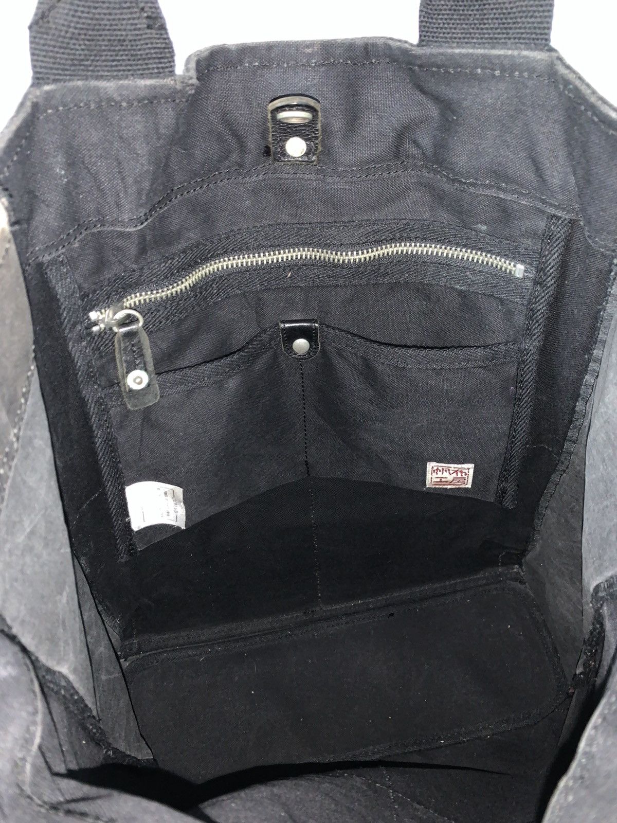 Canvas Studio Canvas Tote Hand Carry Bag Leather Trim Size ONE SIZE - 10 Thumbnail
