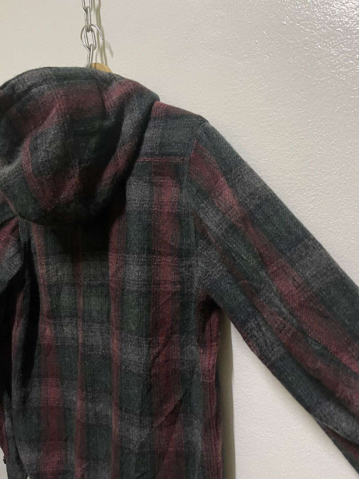 Nigel Cabourn Nigel Cabourn Checked Wool Jacket Hoodie Size US S / EU 44-46 / 1 - 11 Thumbnail