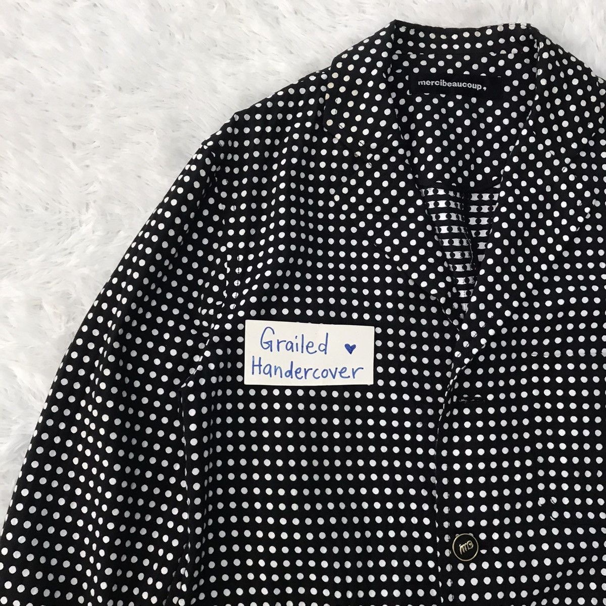 Issey Miyake Nice Polka Dot Mercibeaucoup Issey Miyake Jacket Size US L / EU 52-54 / 3 - 3 Thumbnail