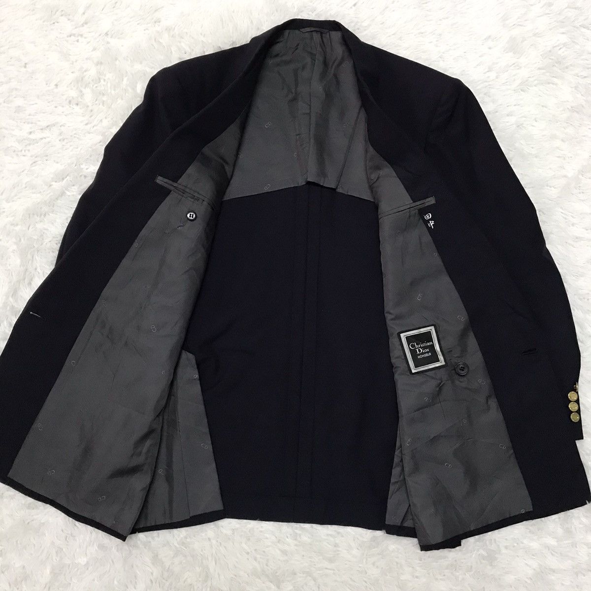 Christian Dior Monsieur Nice CD Christian Dior Monsieur Double Breast Jacket Coat Size US M / EU 48-50 / 2 - 15 Thumbnail