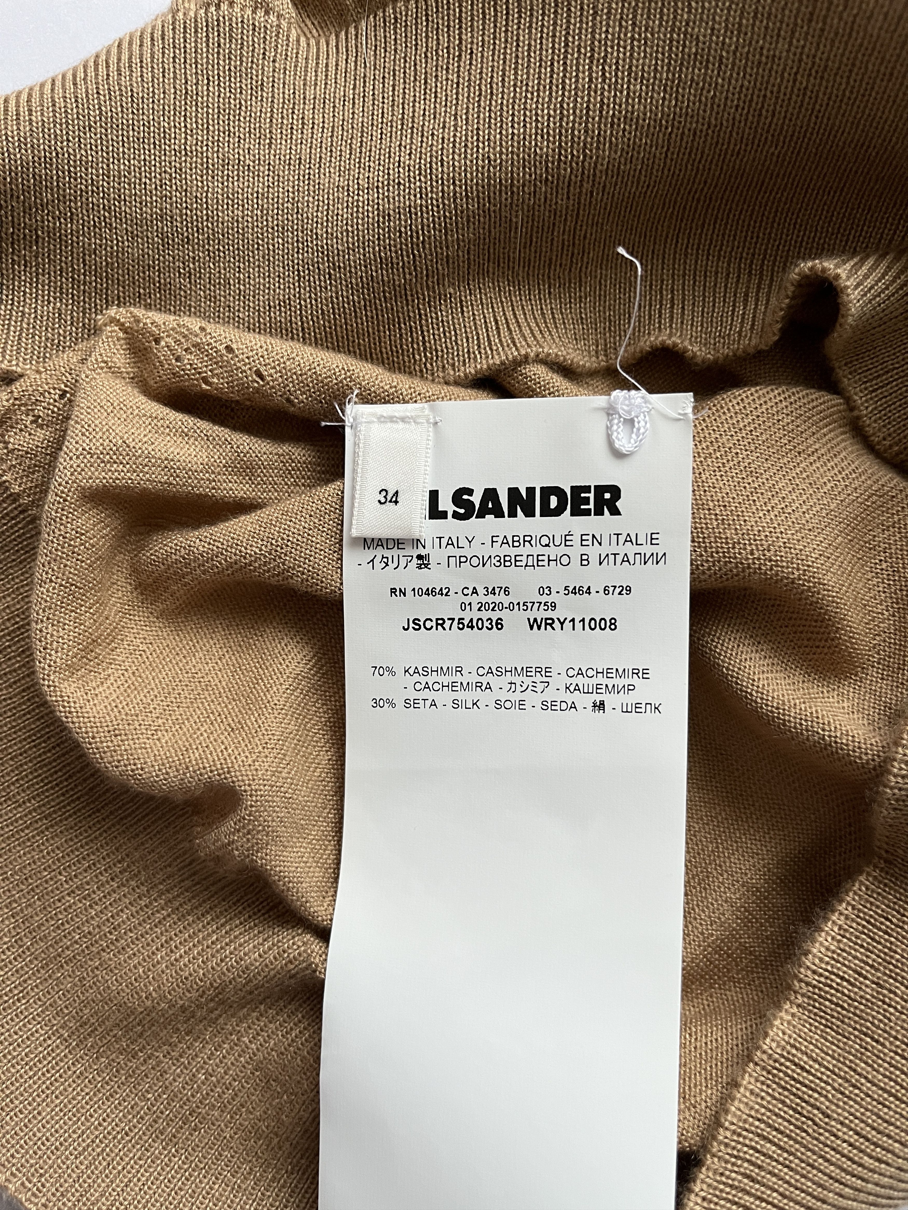 Jil Sander ⚡️QUICK SALE⚡️2020 Jil Sander Cashmere/Silk Knit Turtleneck Size XS / US 0-2 / IT 36-38 - 4 Thumbnail