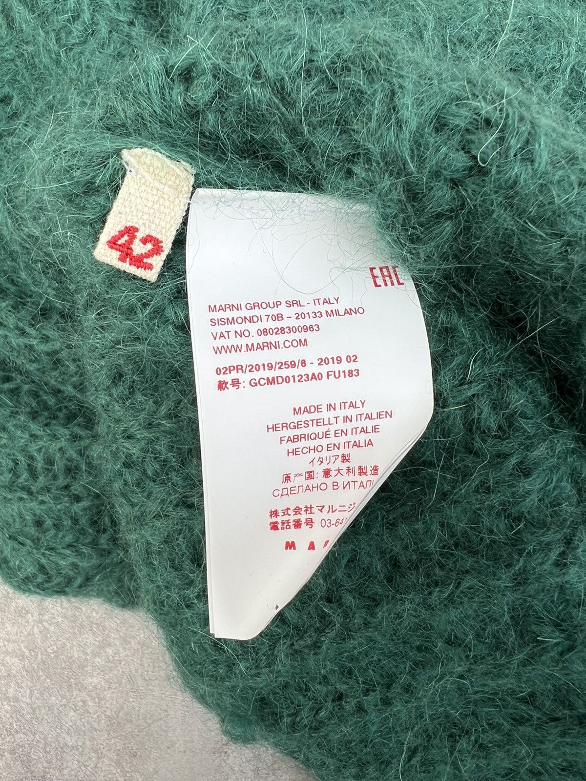 Marni AW19 Mohair Blend Sweater Size US M / EU 48-50 / 2 - 4 Thumbnail