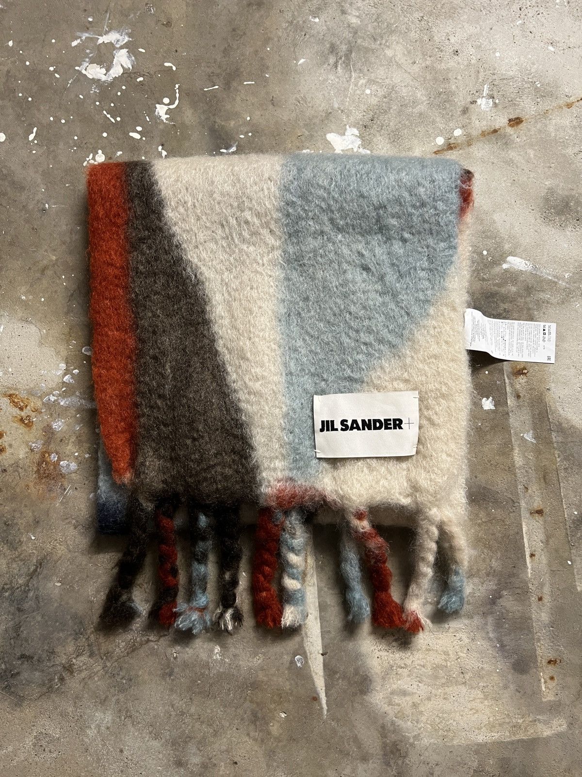 image of Jil Sander Mohair Scarf, Men's
