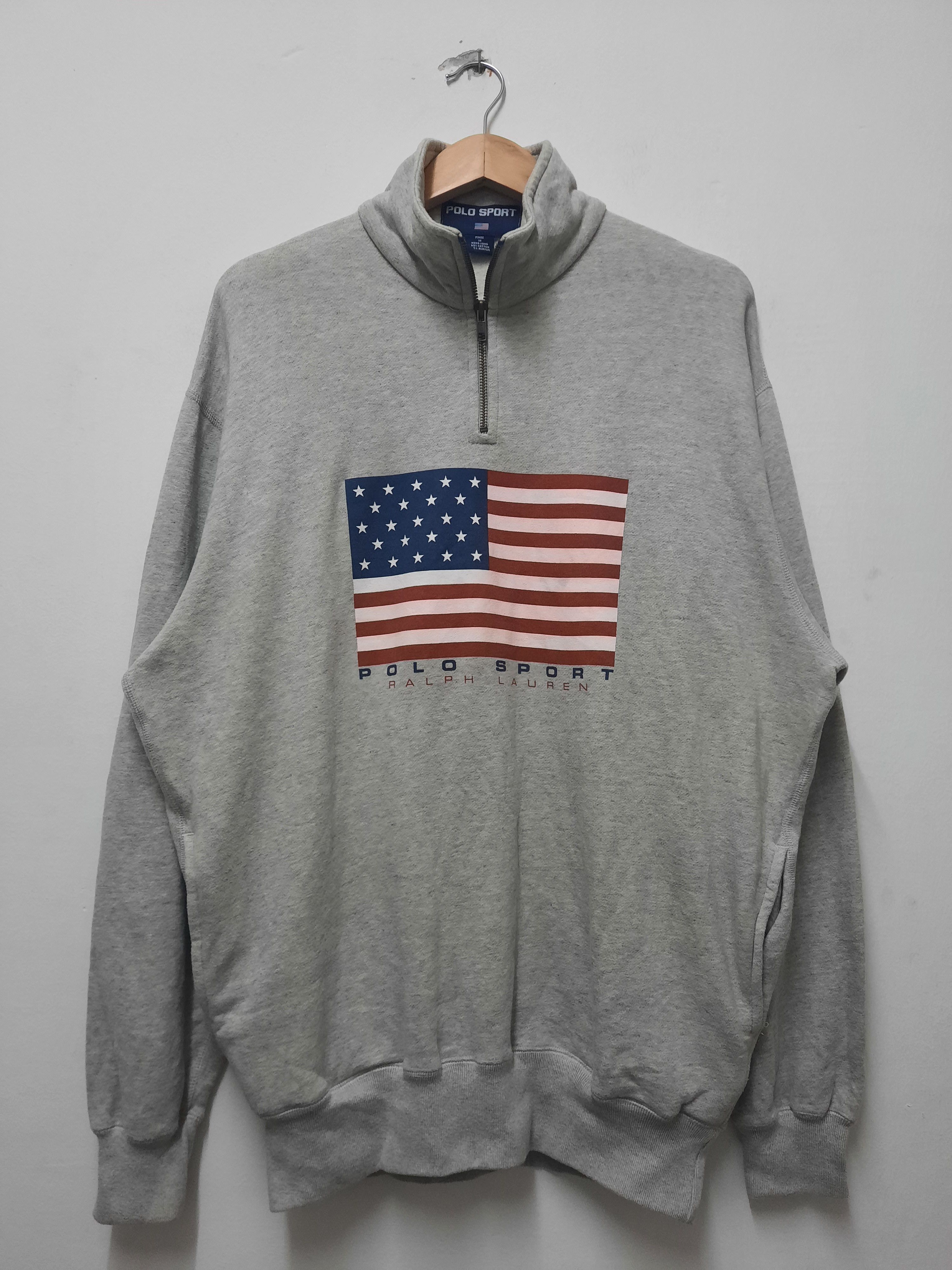 Polo Ralph Lauren VINTAGE POLO SPORT SWEATSHIRT Size US L / EU 52-54 / 3 - 1 Thumbnail