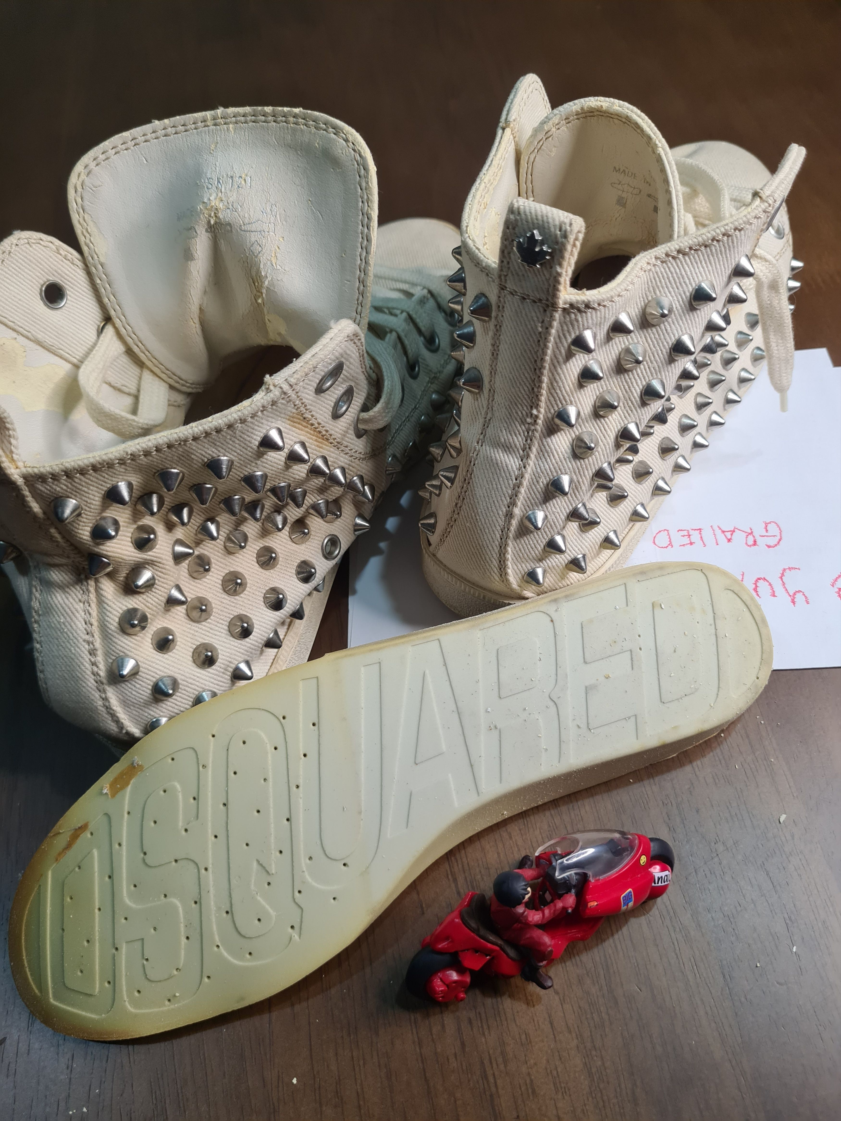 Dsquared2 Dsquared2 high top sneakers studded Size US 7.5 / EU 40-41 - 10 Thumbnail