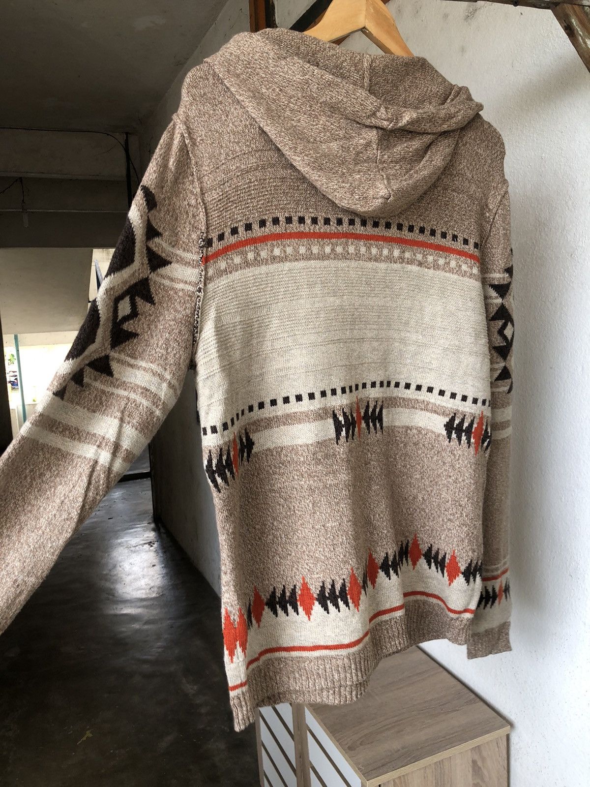 Native Vintage American Eagle Native Chimayo Style Knitwear Hoodie Size US M / EU 48-50 / 2 - 14 Thumbnail