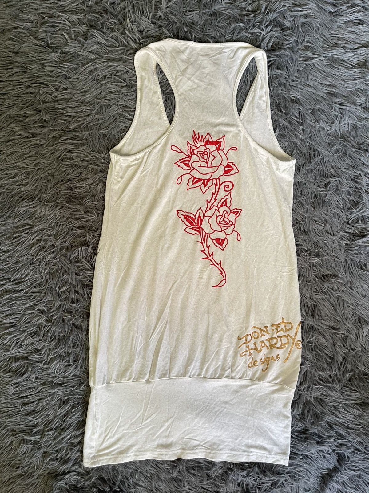 Christian Audigier × Ed Hardy × Vintage Ed Hardy by Christian Audigier Y2K vintage tattoo tank top Size M / US 6-8 / IT 42-44 - 7 Thumbnail