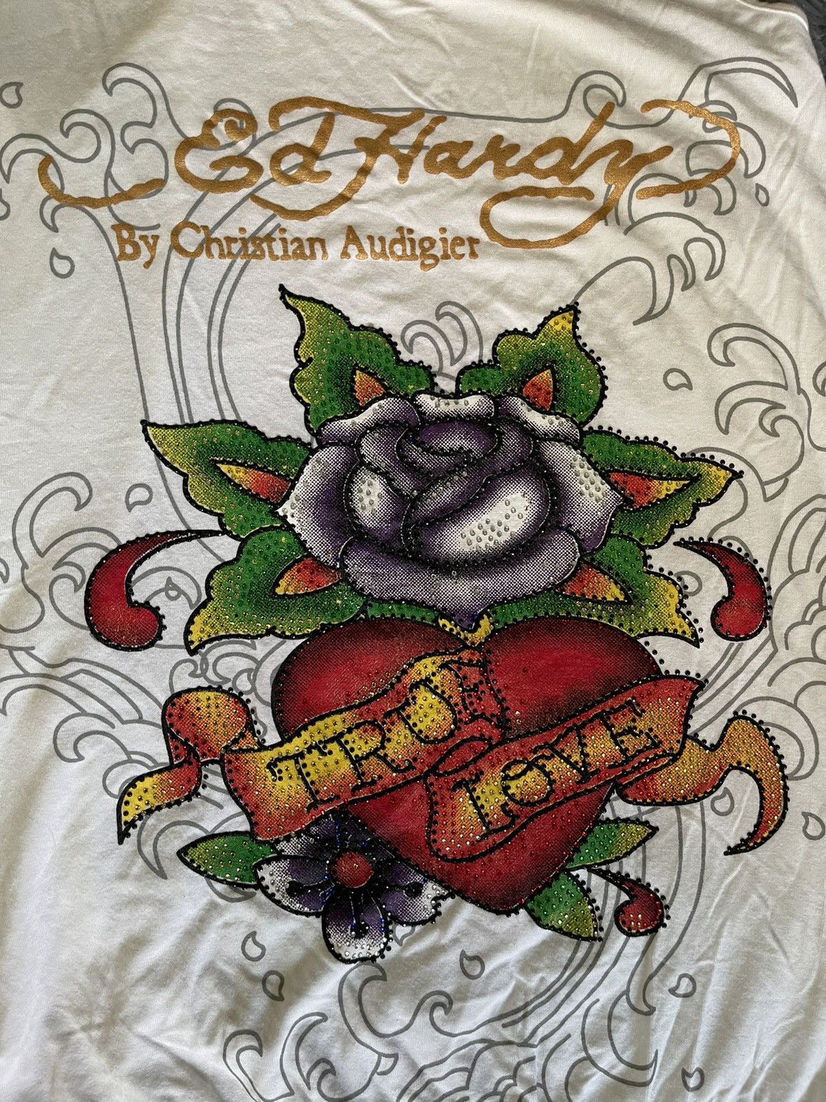 Christian Audigier × Ed Hardy × Vintage Ed Hardy by Christian Audigier Y2K vintage tattoo tank top Size M / US 6-8 / IT 42-44 - 2 Thumbnail