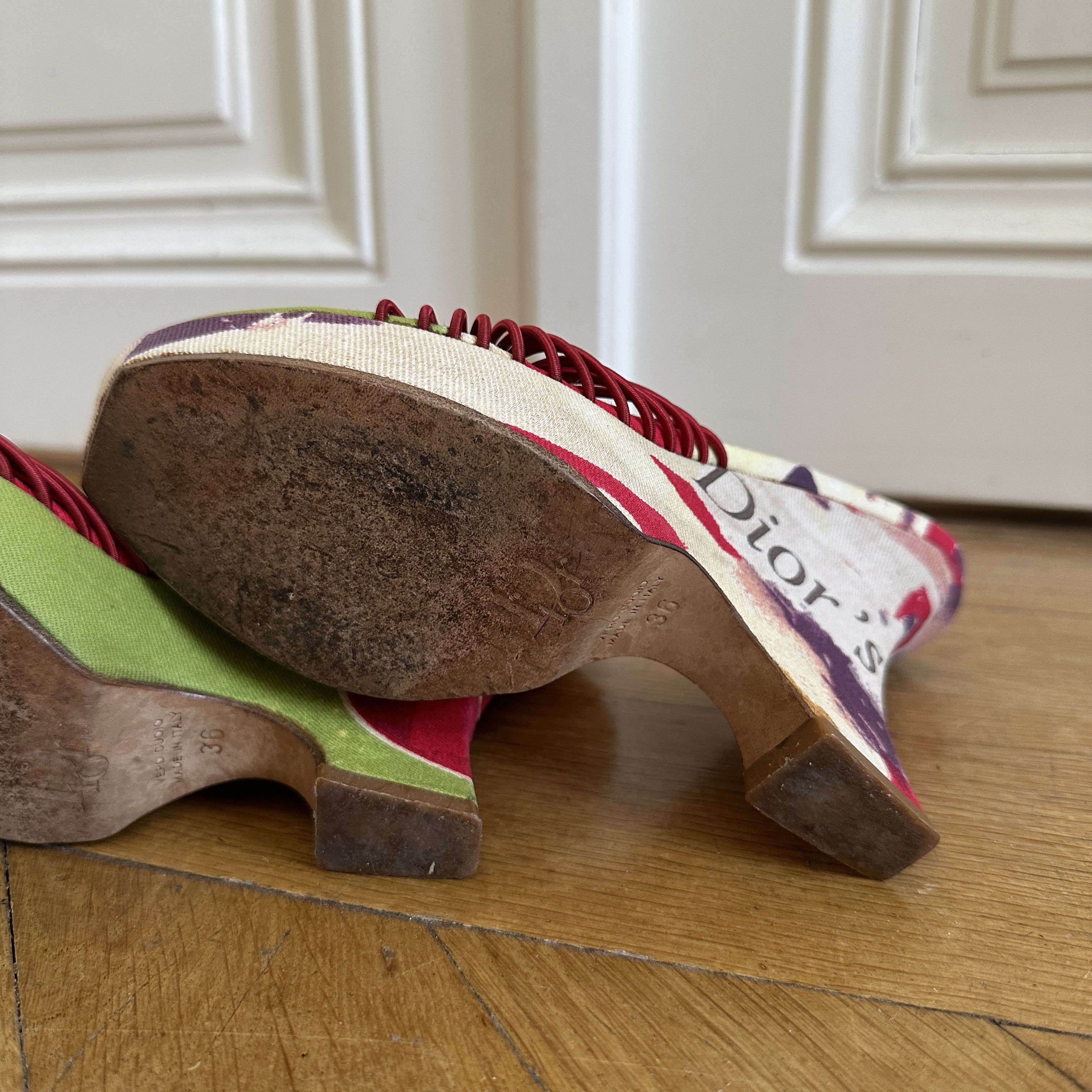Dior by John Galliano SS03 Fashion Victim Heels | Grailed