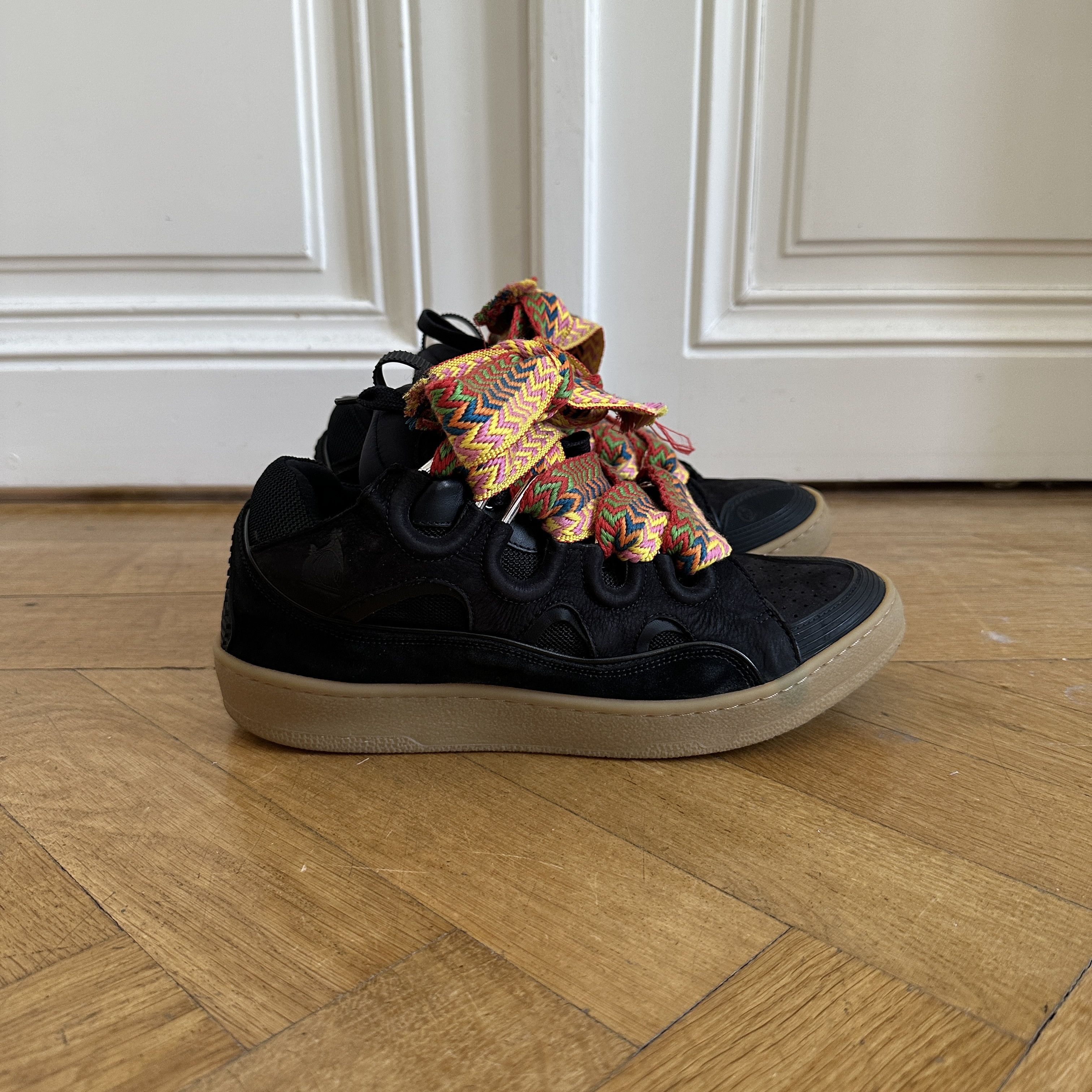 image of Lanvin Black Curb Sneaker, Men's (Size 9)