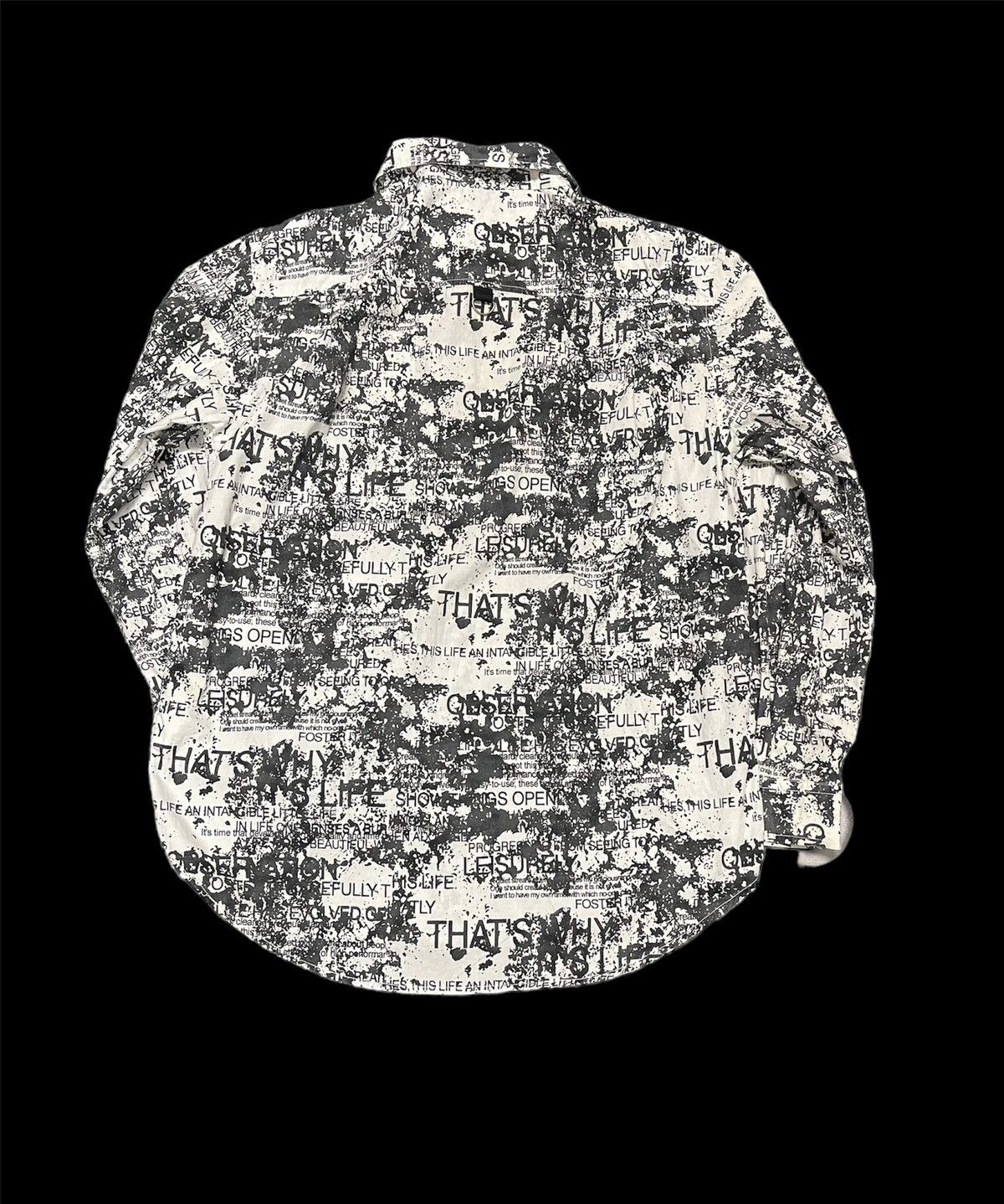 Seditionaries Anarchy punk shirt overprint words Size US M / EU 48-50 / 2 - 2 Thumbnail