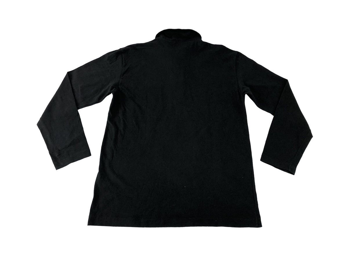 Vintage × agnes b. 90s Agnes B Homme Minimalist Polo Longsleeve Tee Size US M / EU 48-50 / 2 - 2 Thumbnail