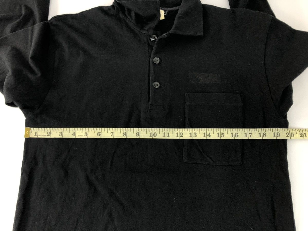 Vintage × agnes b. 90s Agnes B Homme Minimalist Polo Longsleeve Tee Size US M / EU 48-50 / 2 - 9 Thumbnail
