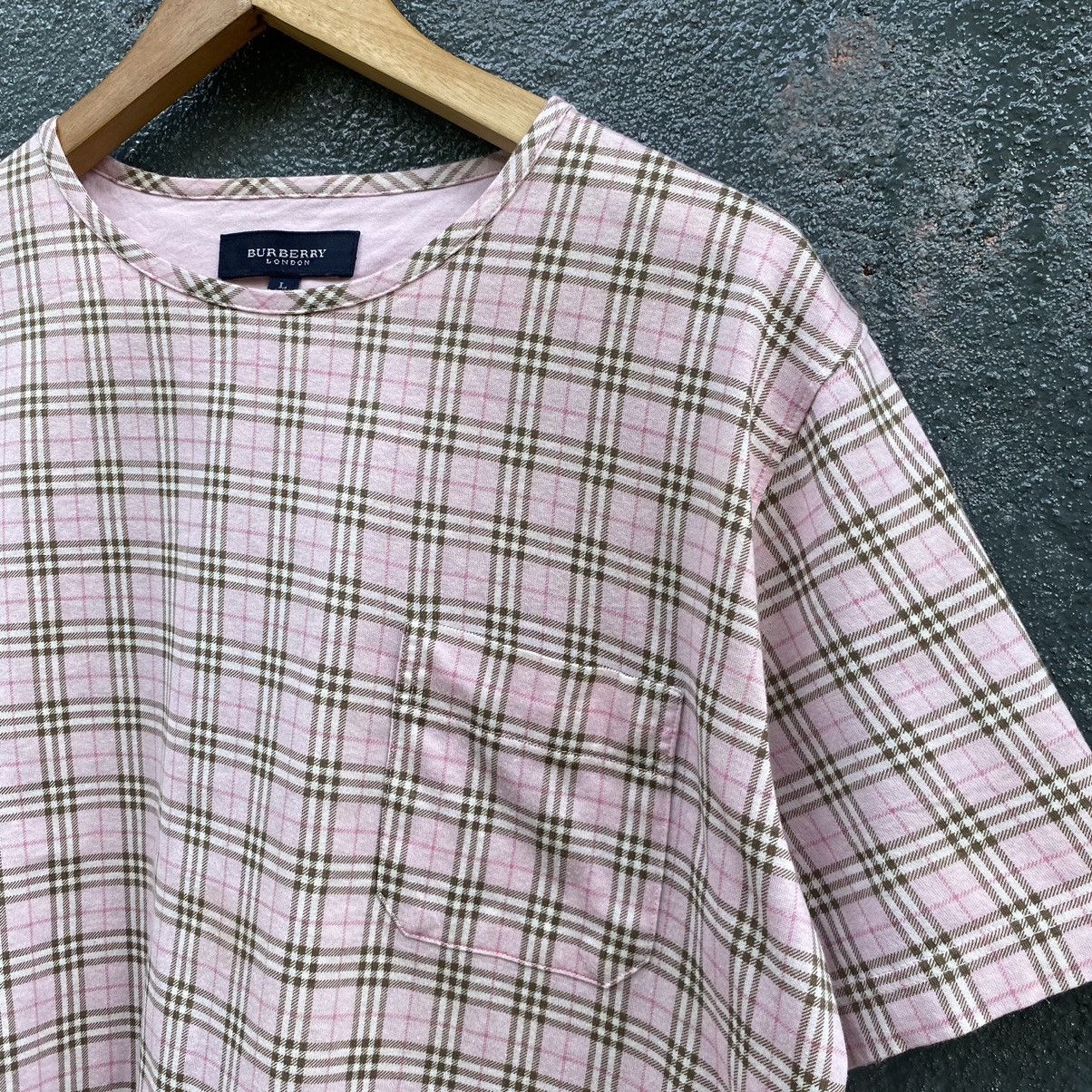 Burberry Vintage Burberry London Nova Check Pocket Tee Size L / US 10 / IT 46 - 2 Thumbnail