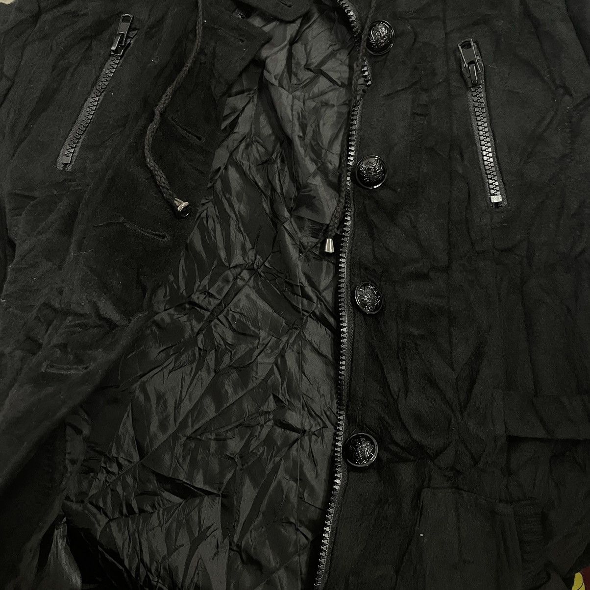 If Six Was Nine 🇯🇵🖤 VINTAGE CRAZY ANGEL "5 POCKETS" PUNK GOTHIC JACKET Size US XXL / EU 58 / 5 - 9 Thumbnail