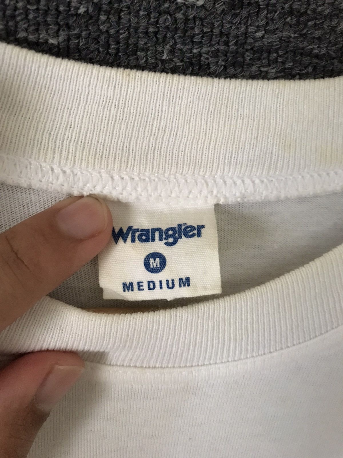 Wrangler Vintage 90s Wrangler Blue Bell T-shirts Size US M / EU 48-50 / 2 - 8 Thumbnail