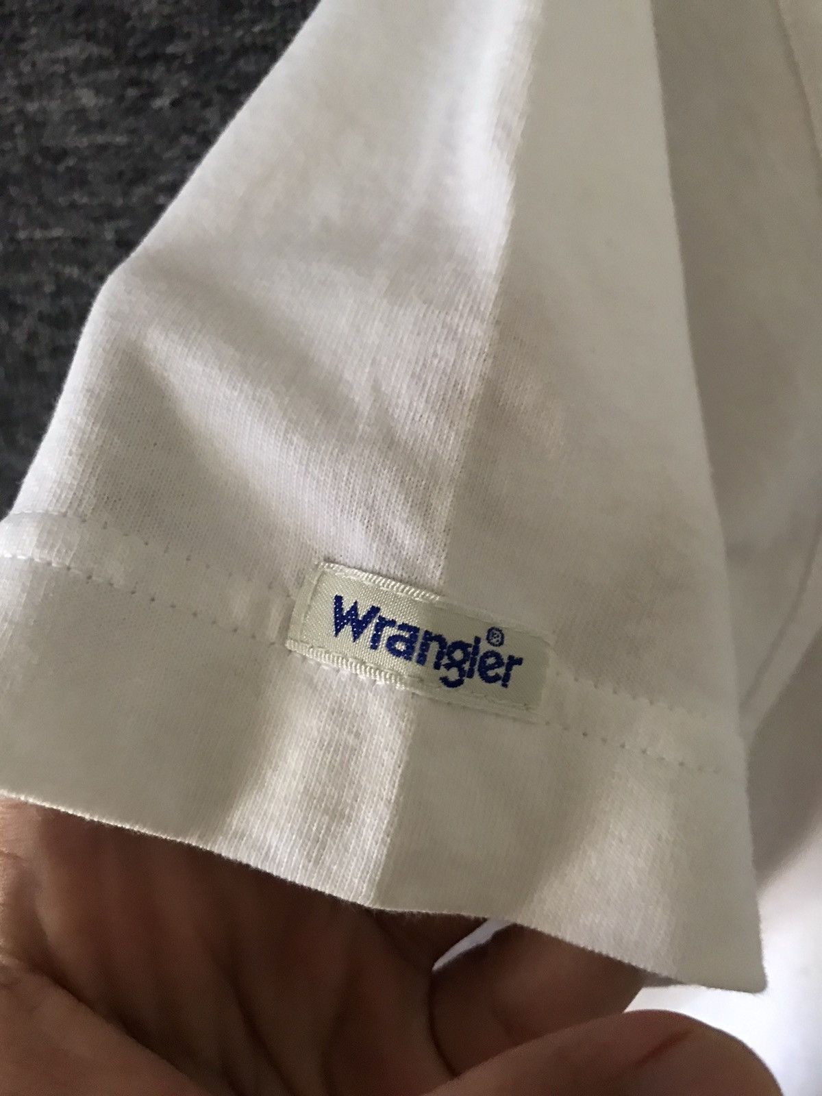 Wrangler Vintage 90s Wrangler Blue Bell T-shirts Size US M / EU 48-50 / 2 - 7 Thumbnail