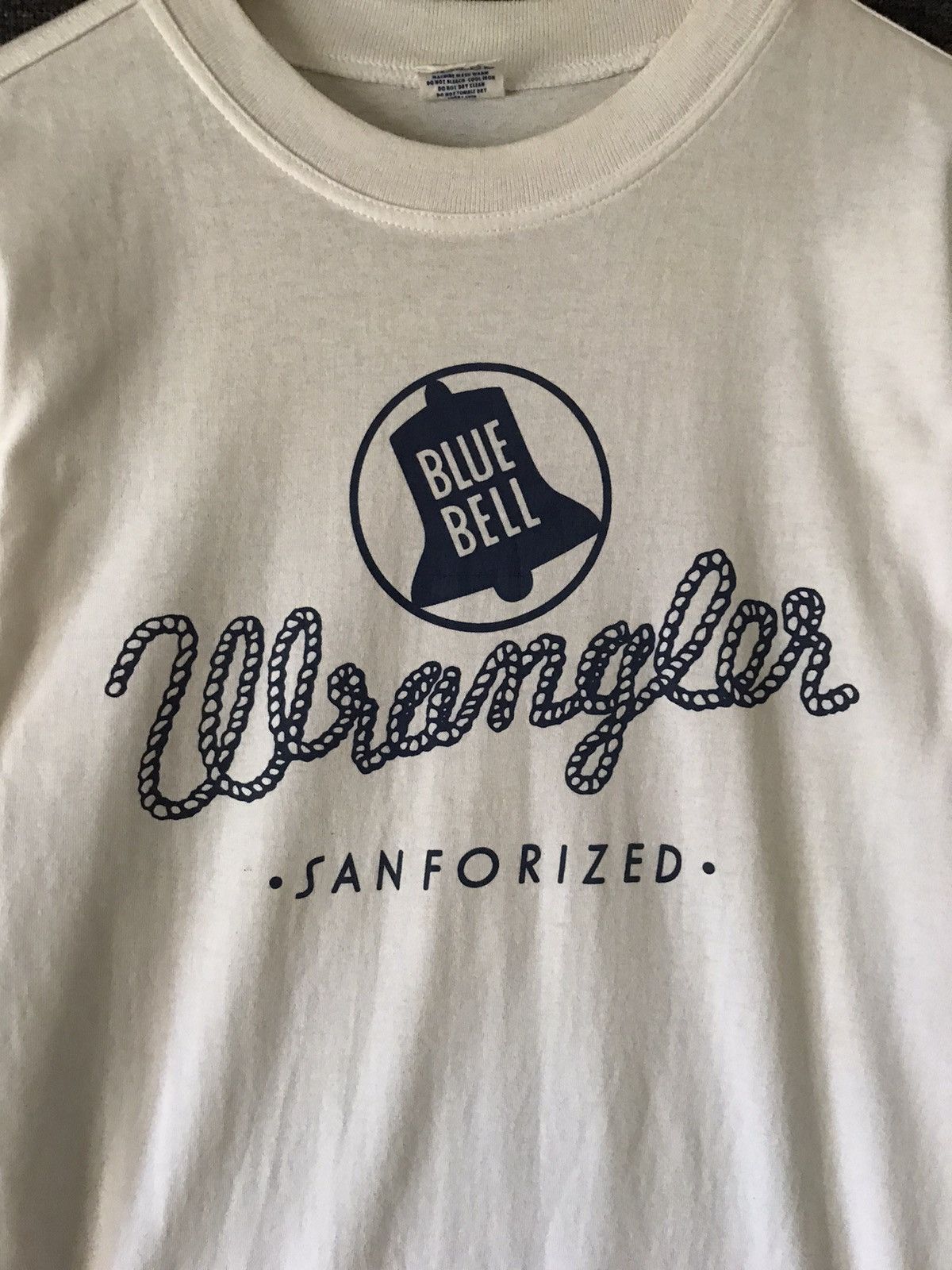 Wrangler Vintage 90s Wrangler Blue Bell T-shirts Size US M / EU 48-50 / 2 - 5 Thumbnail