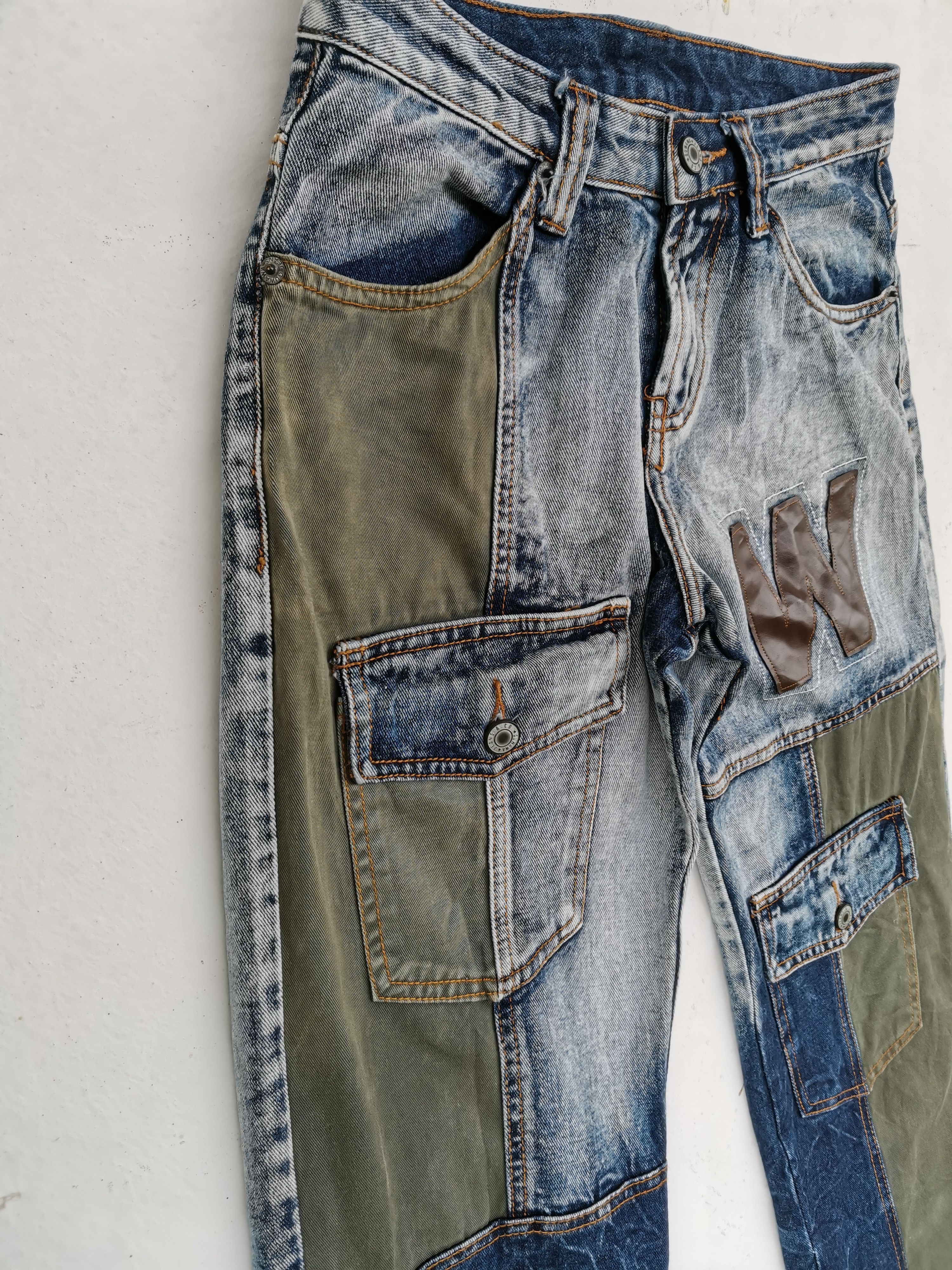 Japanese Brand Rare!!! Guwawa Jeans Tactical Cargo Multipocket Pants Size US 28 / EU 44 - 10 Thumbnail