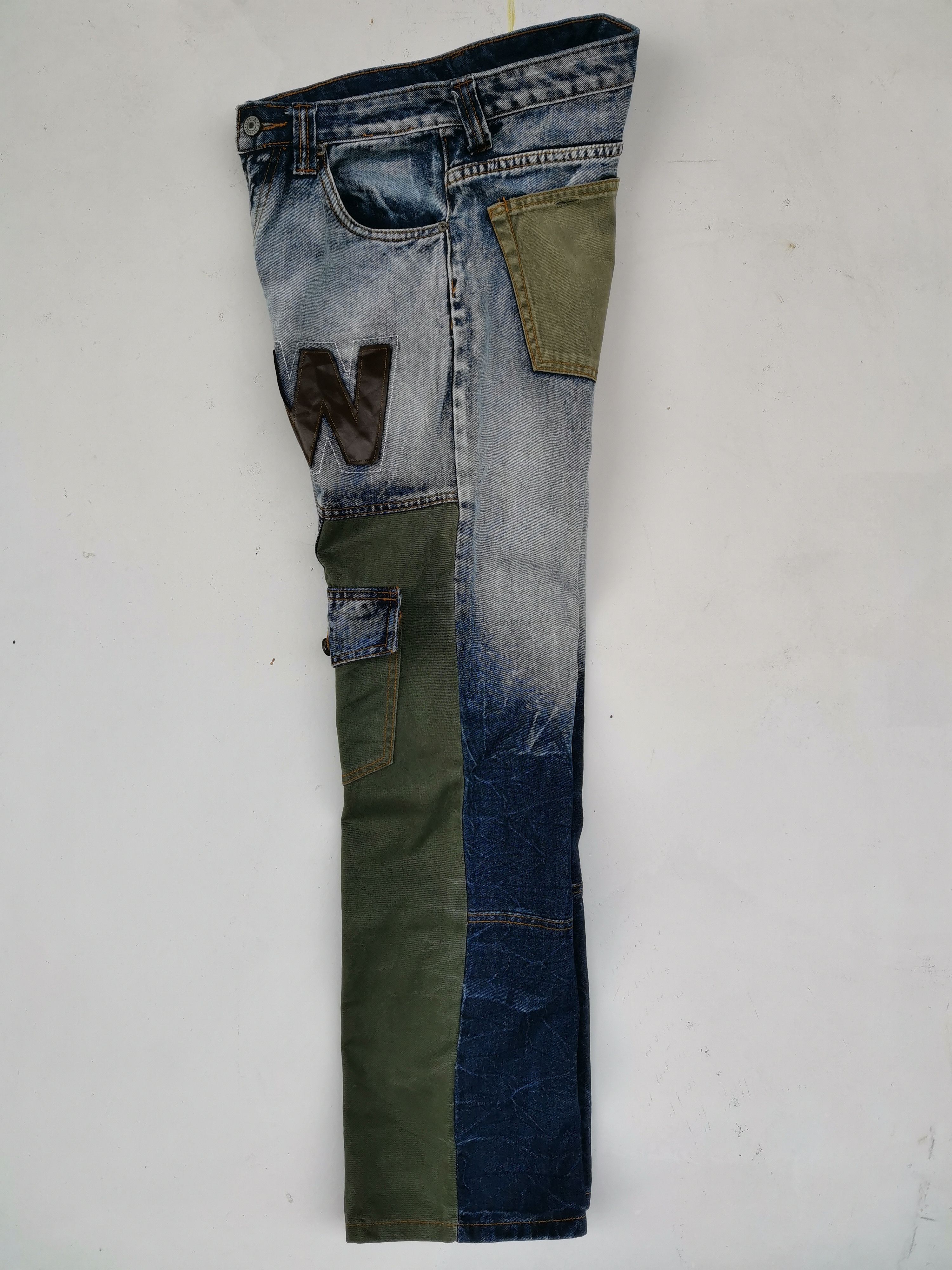 Japanese Brand Rare!!! Guwawa Jeans Tactical Cargo Multipocket Pants Size US 28 / EU 44 - 3 Thumbnail