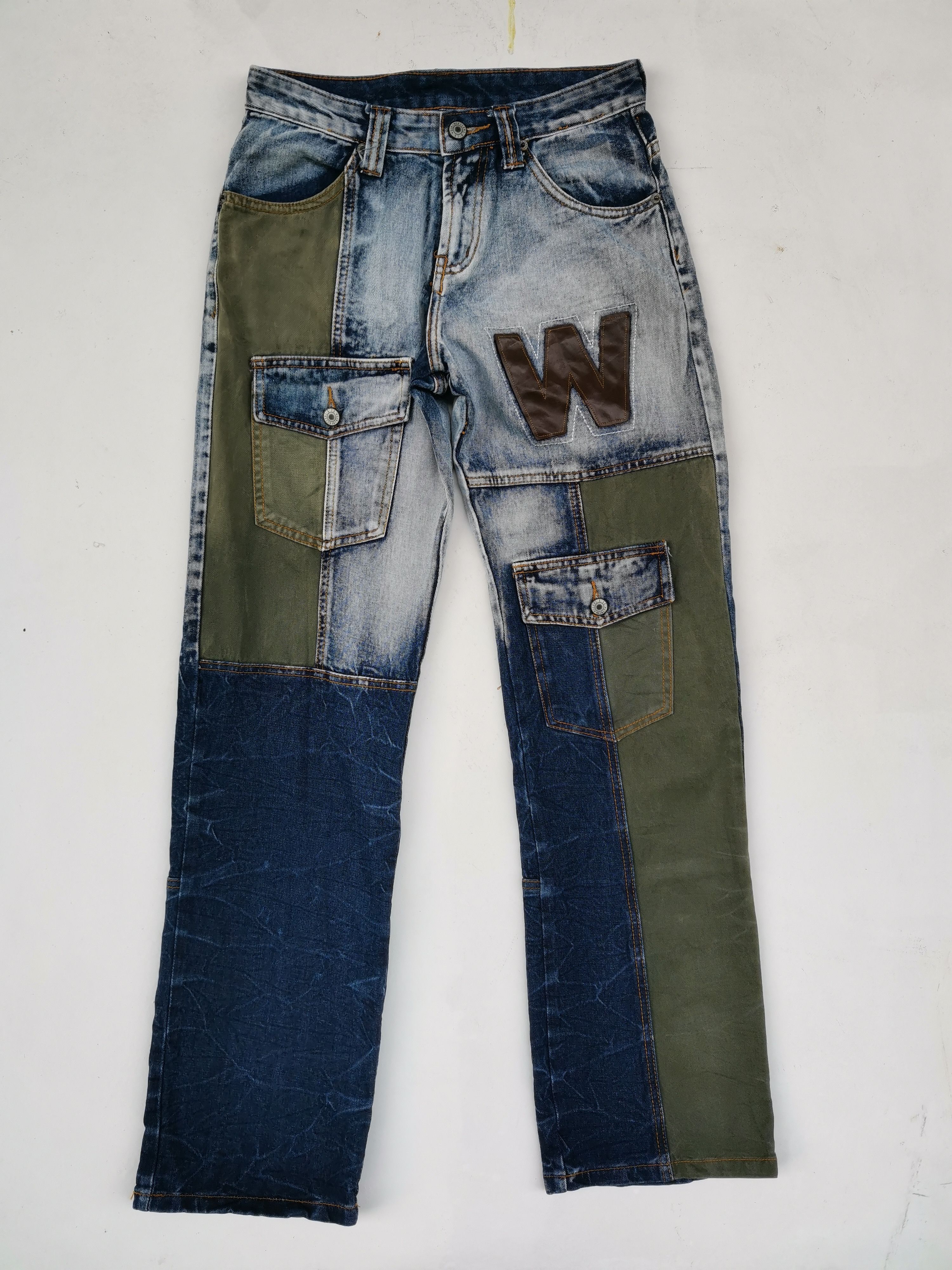 Japanese Brand Rare!!! Guwawa Jeans Tactical Cargo Multipocket Pants Size US 28 / EU 44 - 1 Thumbnail