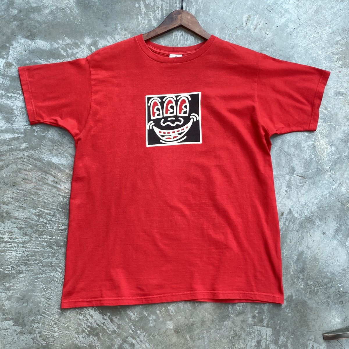 Keith Haring Vintage 90s Keith Haring Pop Shop Three Eyed Monster Tee Size M / US 6-8 / IT 42-44 - 2 Thumbnail