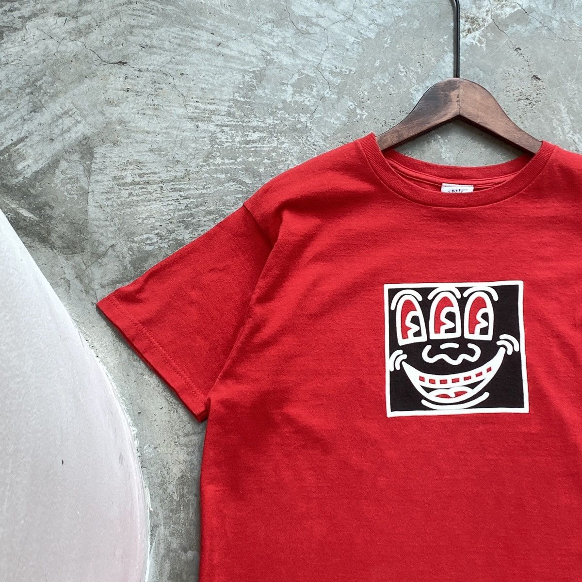 Keith Haring Vintage 90s Keith Haring Pop Shop Three Eyed Monster Tee Size M / US 6-8 / IT 42-44 - 1 Thumbnail