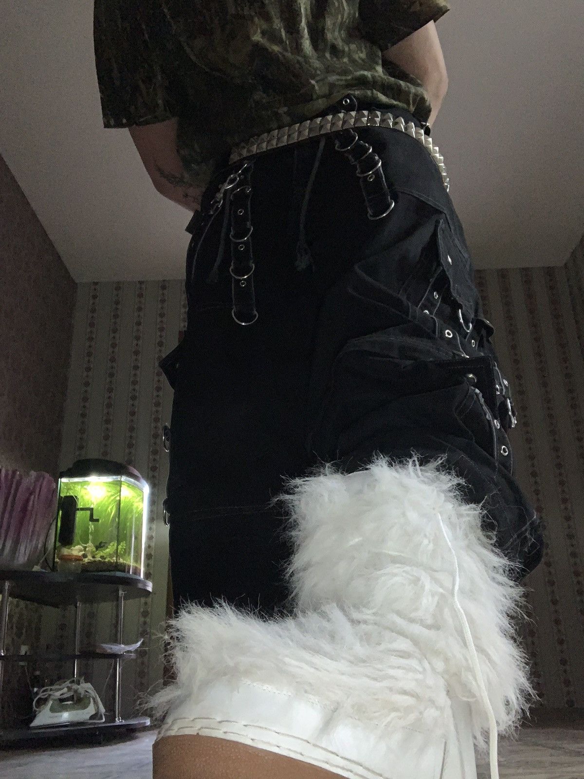 Japanese Brand vintage y2k mohair alt fur fuzzy yeti moon boots Size US 7.5 / EU 40-41 - 10 Thumbnail