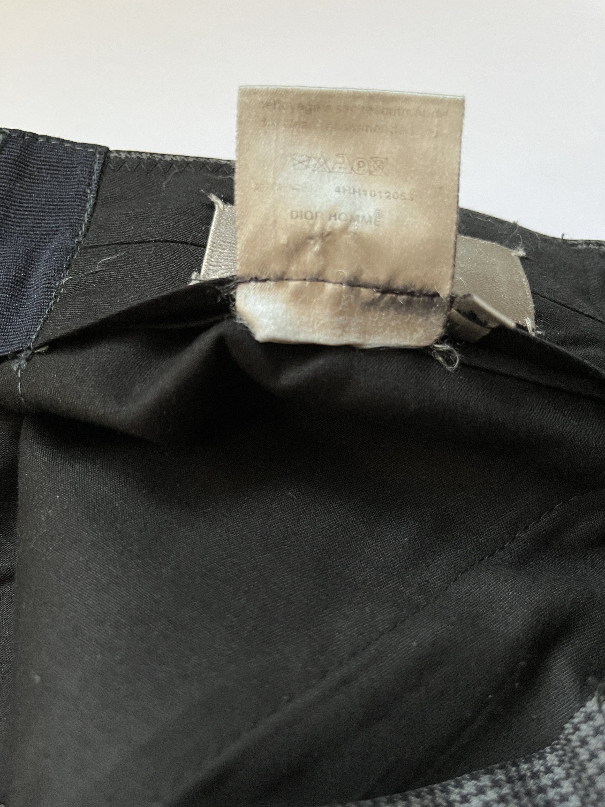 Dior × Hedi Slimane ⚡️QUICK SALE⚡️2004 Dior Hedi Slimane Checked Pants Trousers Size US 32 / EU 48 - 5 Thumbnail