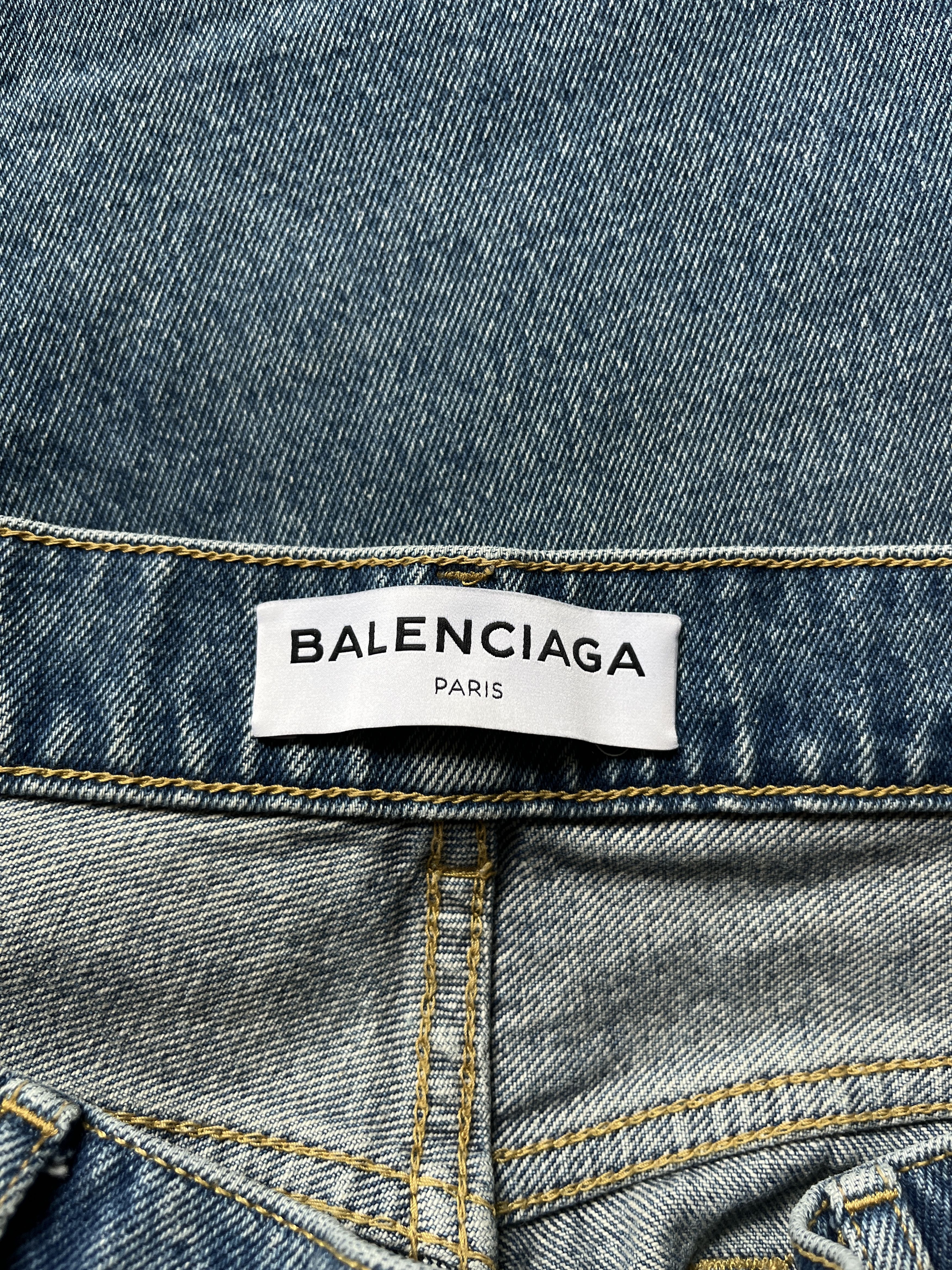 Balenciaga ⚡️QUICK SALE⚡️2017 Balenciaga by Demna Blue Jeans Denim Size 29" - 3 Thumbnail