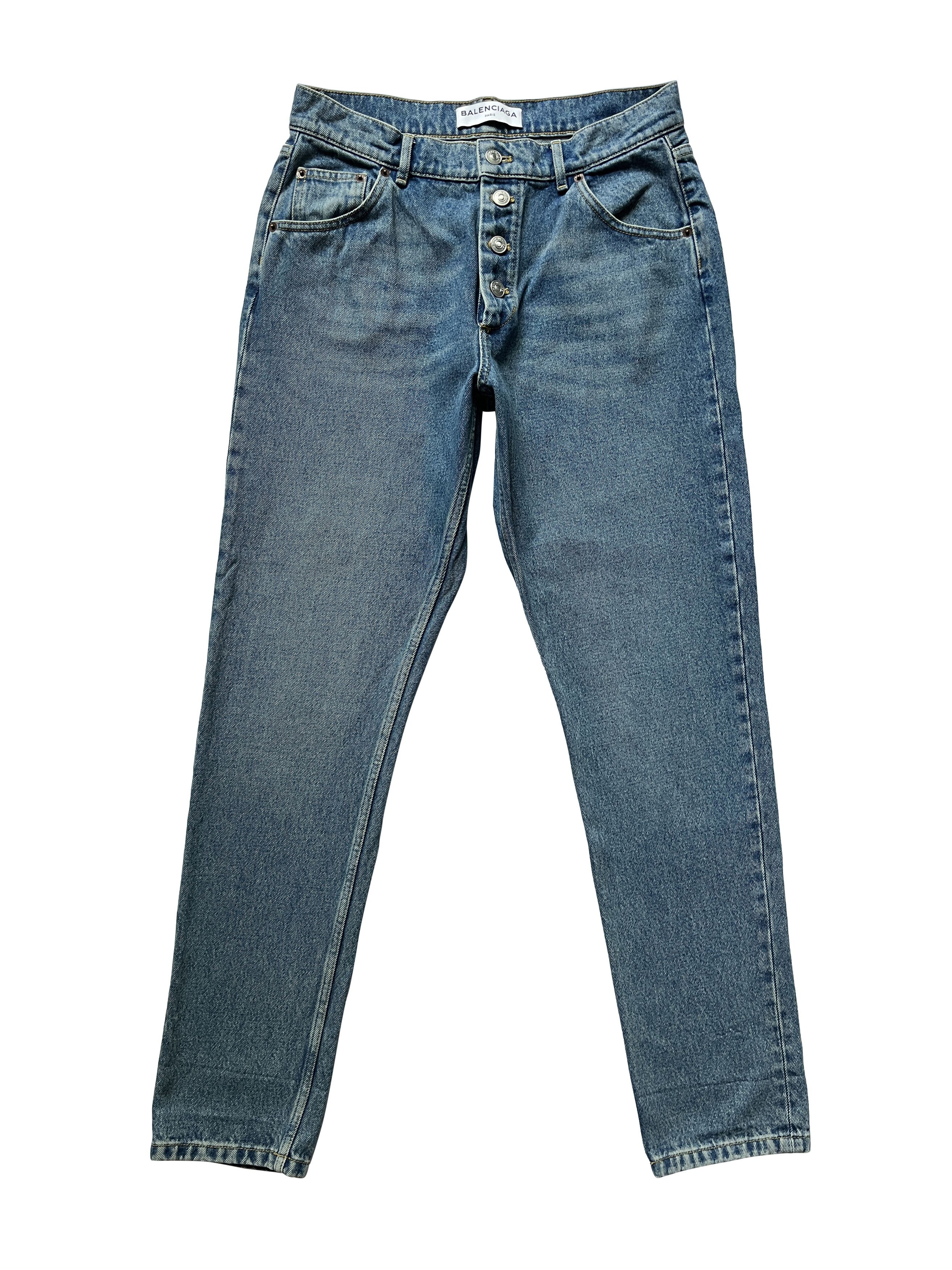 image of 2017 Balenciaga By Demna Blue Jeans Denim, Women's (Size 29)