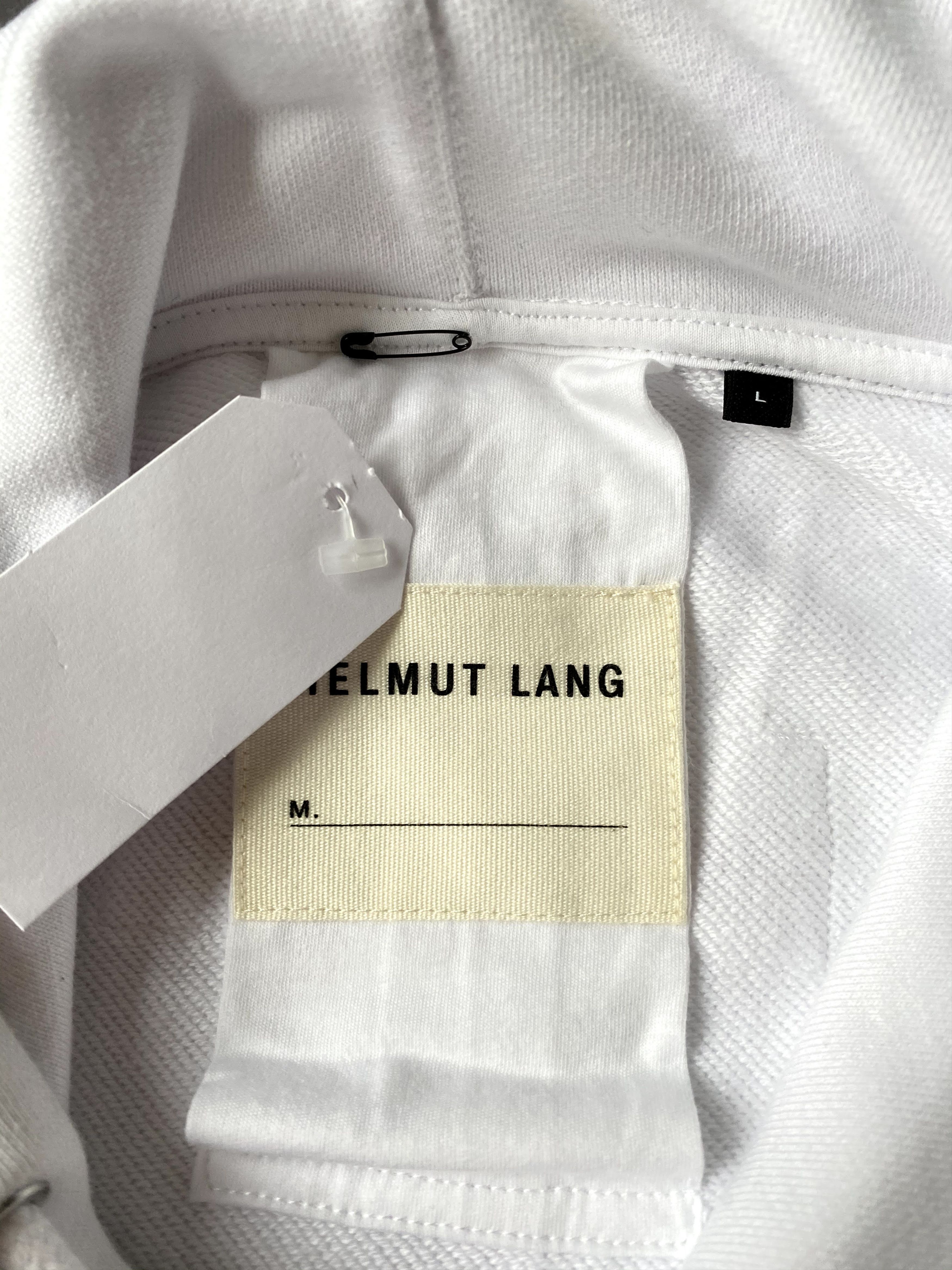 Helmut Lang ⚡️QUICK SALE⚡️ Helmut Lang White Austria Hoodie Size US L / EU 52-54 / 3 - 6 Thumbnail
