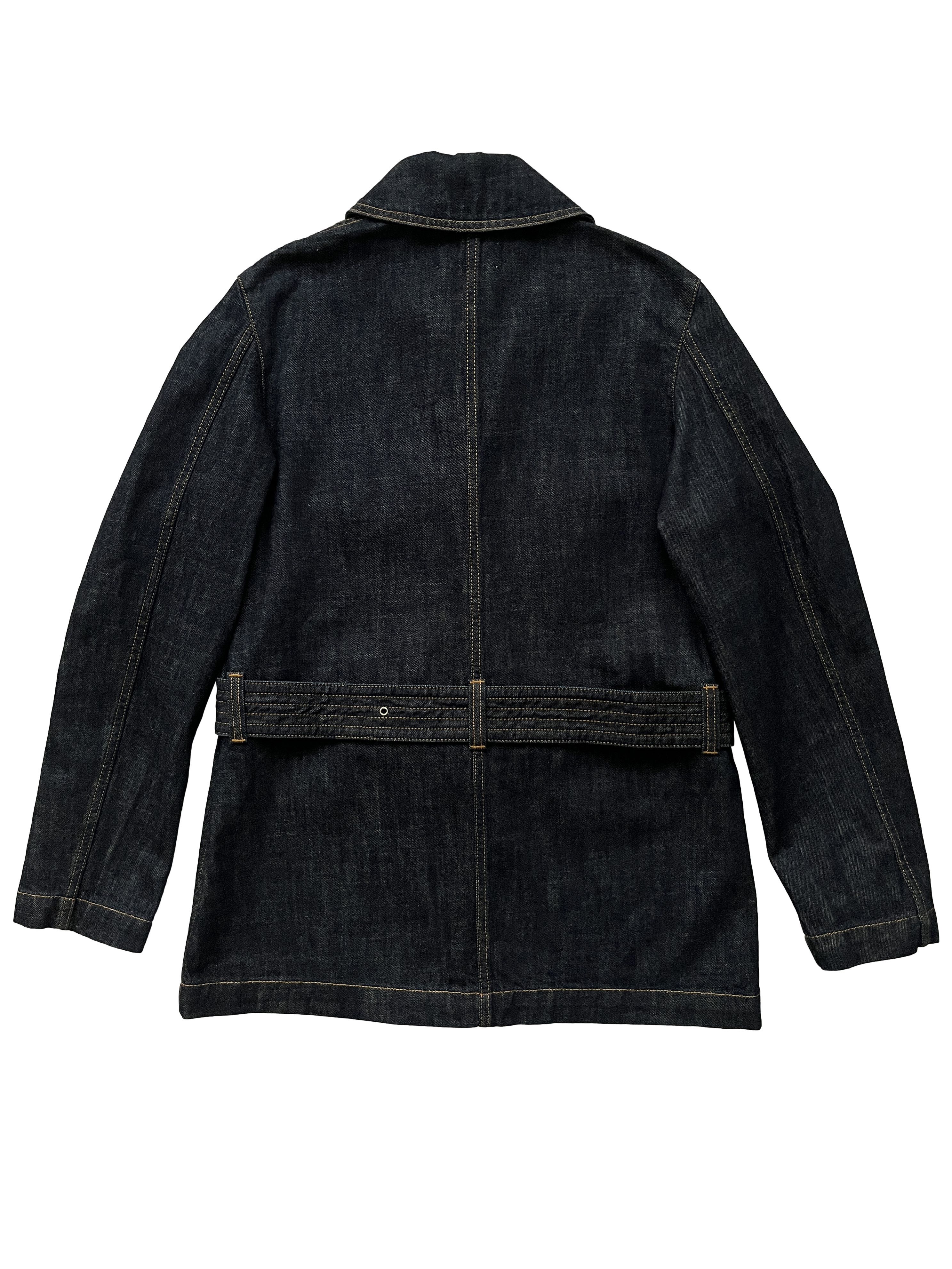 Wales Bonner ⚡️QUICK SALE⚡️2021 Wales Bonner Vision Belted Denim Jacket Size L / US 10 / IT 46 - 3 Thumbnail