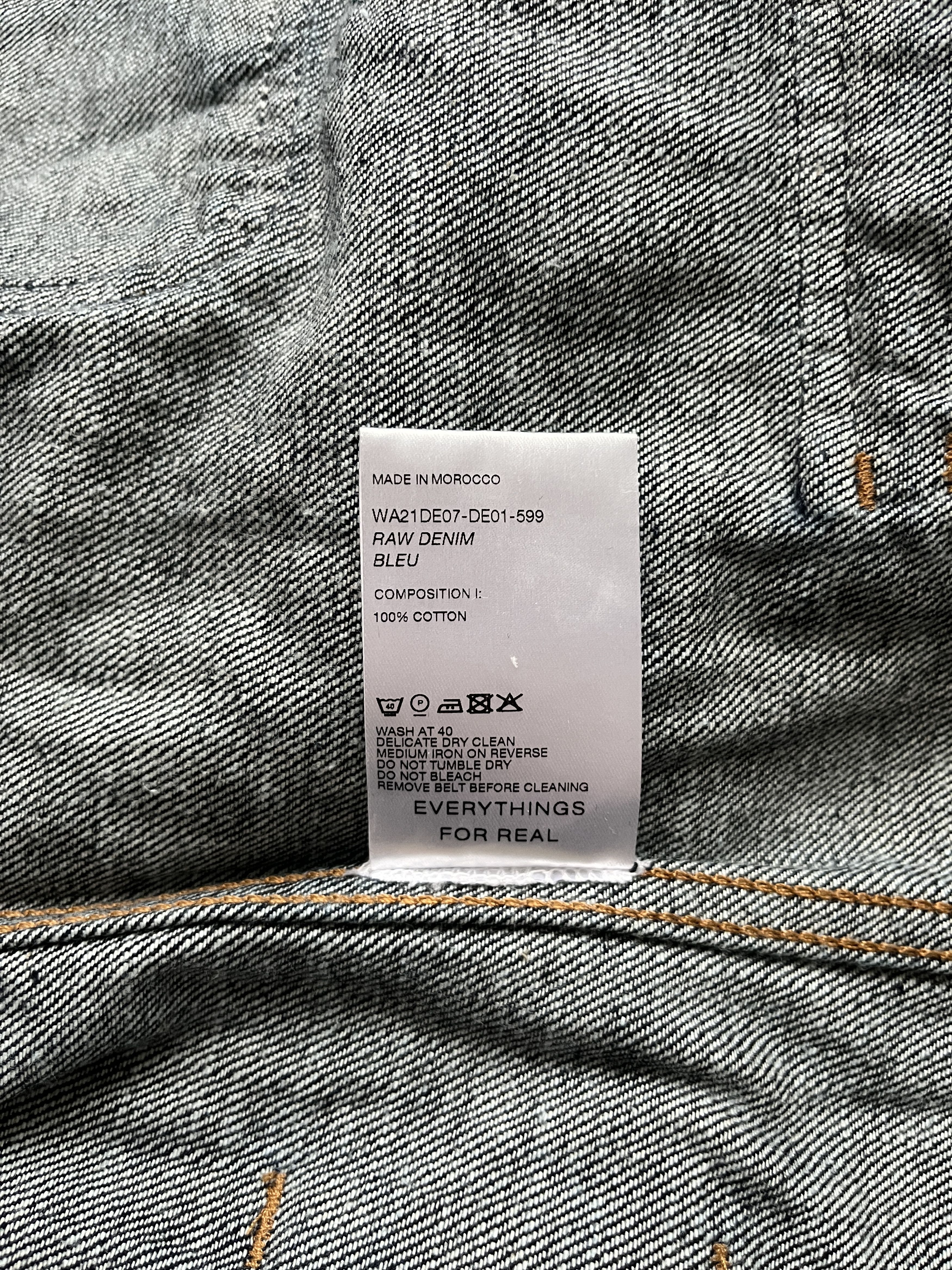 Wales Bonner ⚡️QUICK SALE⚡️2021 Wales Bonner Vision Belted Denim Jacket Size L / US 10 / IT 46 - 6 Thumbnail