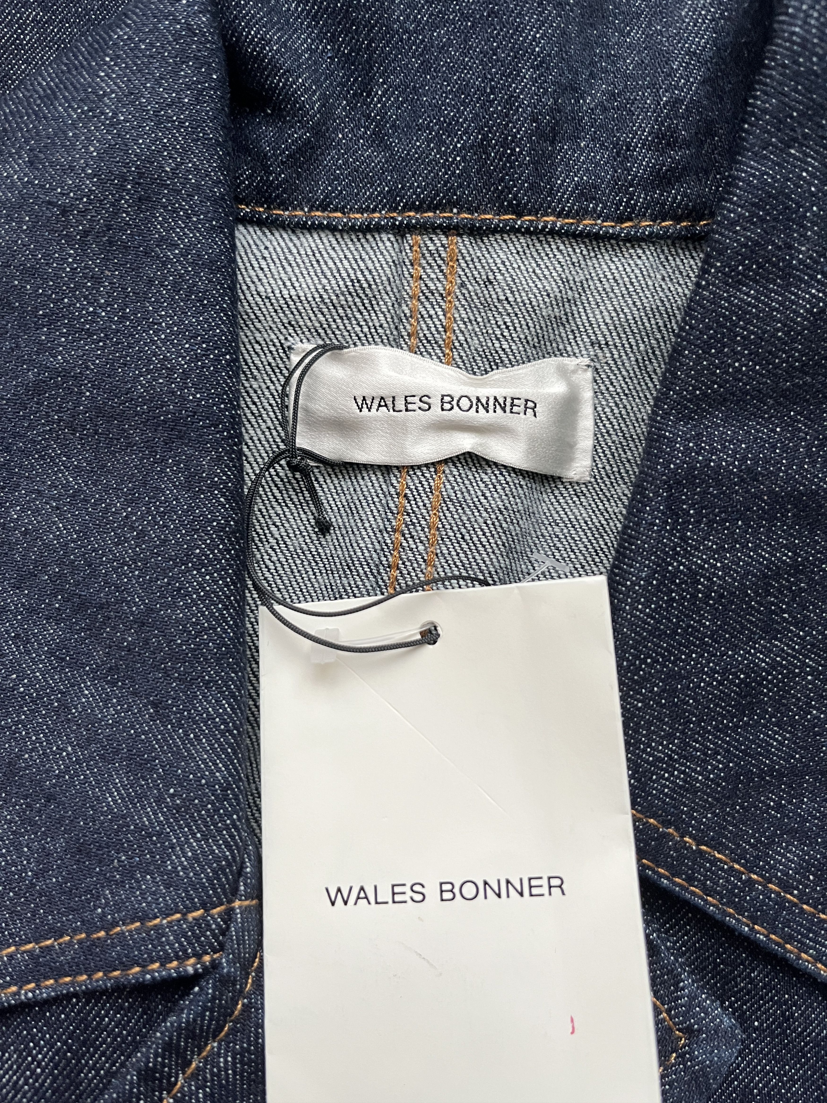 Wales Bonner ⚡️QUICK SALE⚡️2021 Wales Bonner Vision Belted Denim Jacket Size L / US 10 / IT 46 - 4 Thumbnail