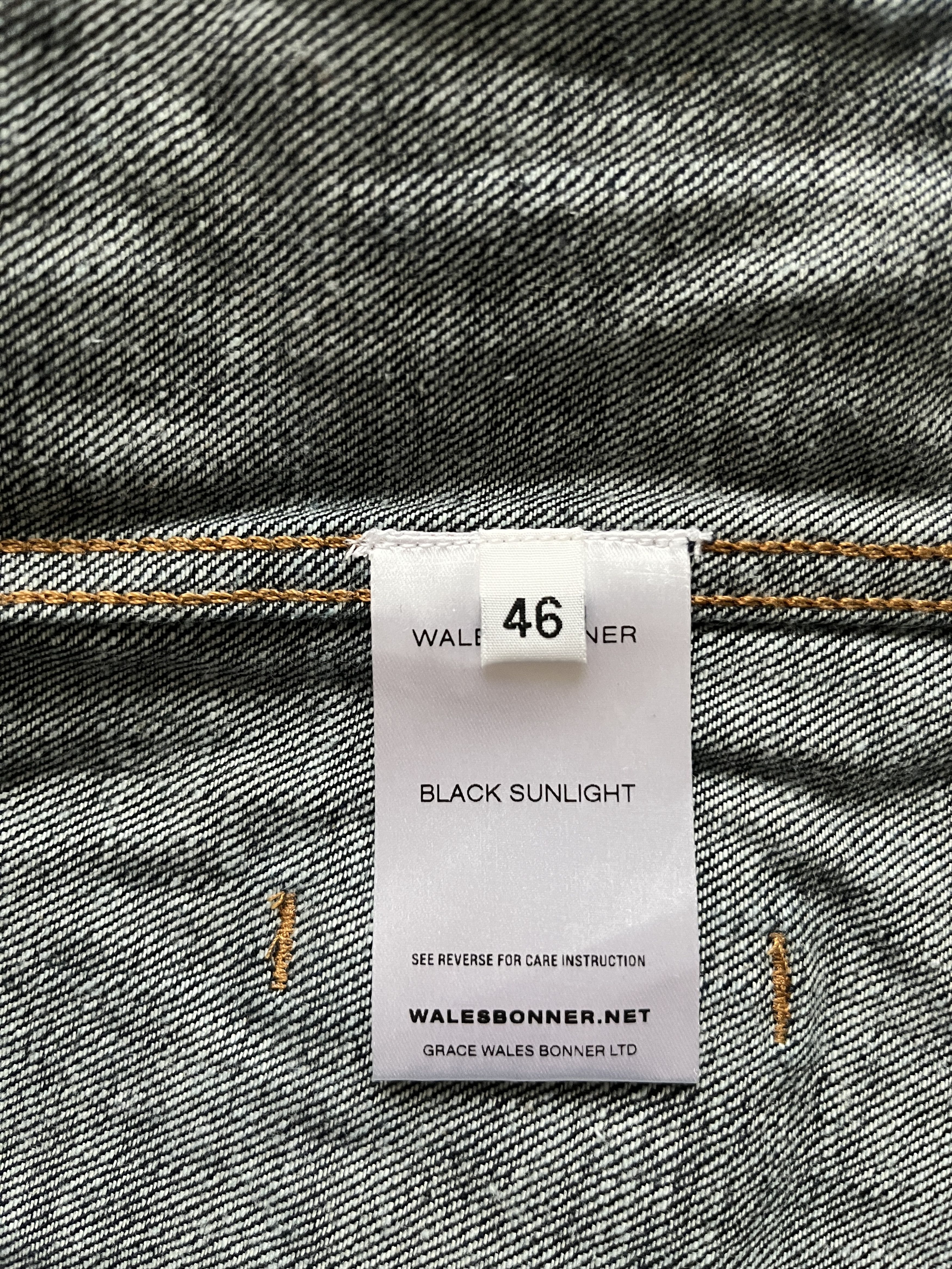 Wales Bonner ⚡️QUICK SALE⚡️2021 Wales Bonner Vision Belted Denim Jacket Size L / US 10 / IT 46 - 5 Thumbnail