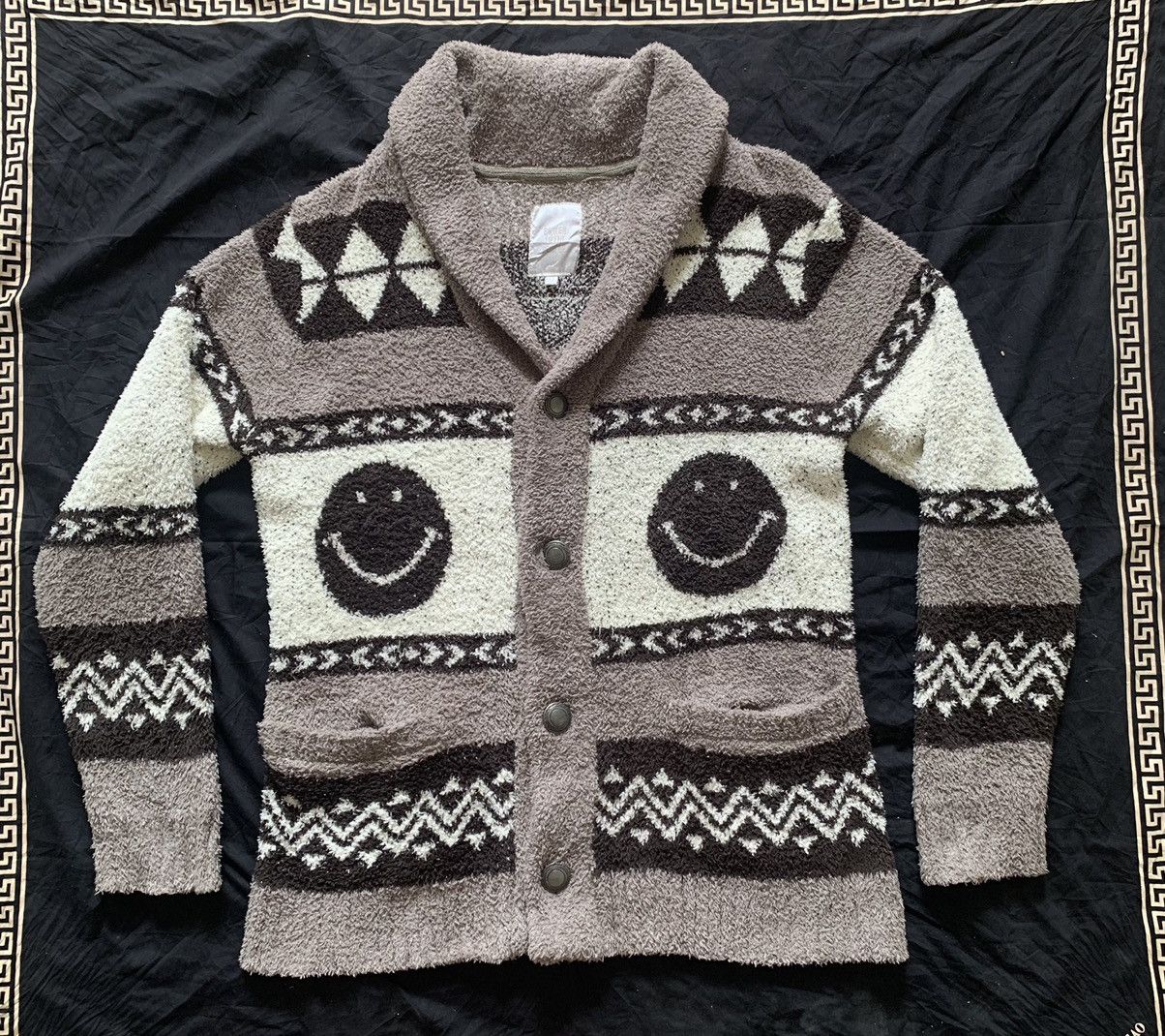 image of Kurt Cobain Style Power To The People Fleece in Grey, Men's (Size Medium)