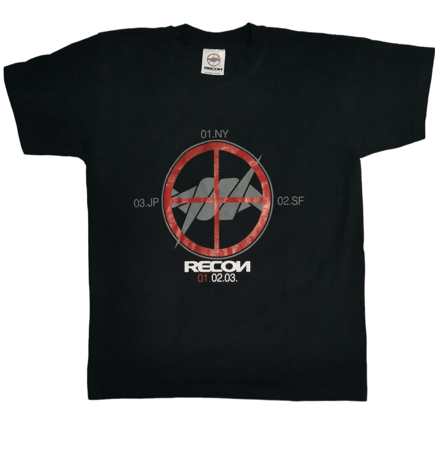 Japanese Brand Vintage RECON Japan Designer Tee Streetwear Futura Size US M / EU 48-50 / 2 - 2 Thumbnail