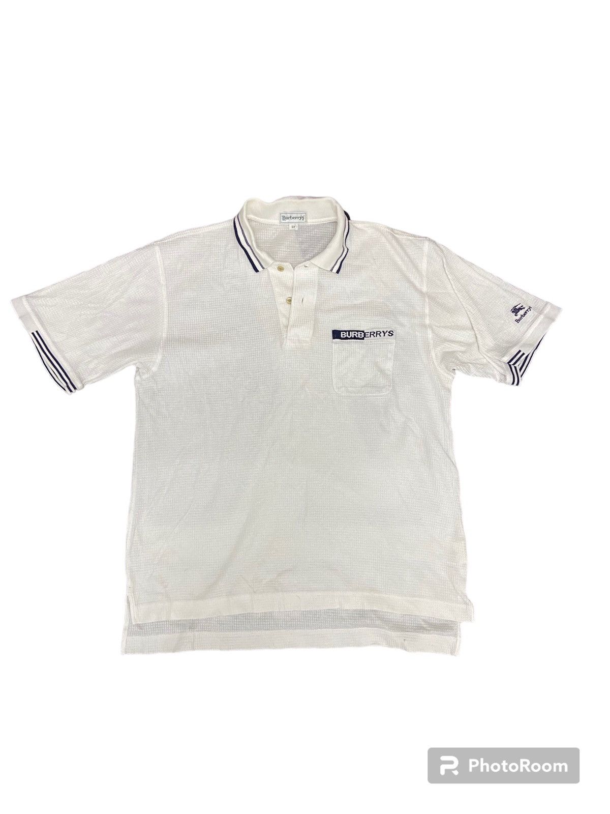 Burberry Rare vintage burberry shirt big logo Size US L / EU 52-54 / 3 - 1 Thumbnail