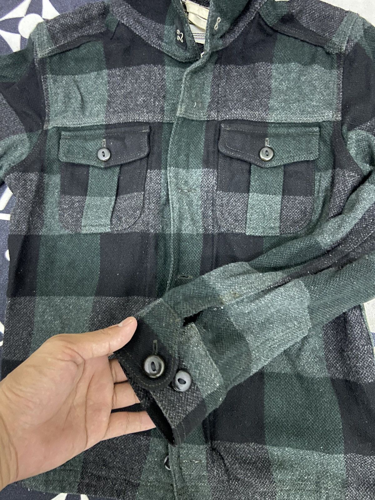 Nigel Cabourn Nigel cabourn wool hoodie Size US S / EU 44-46 / 1 - 14 Thumbnail