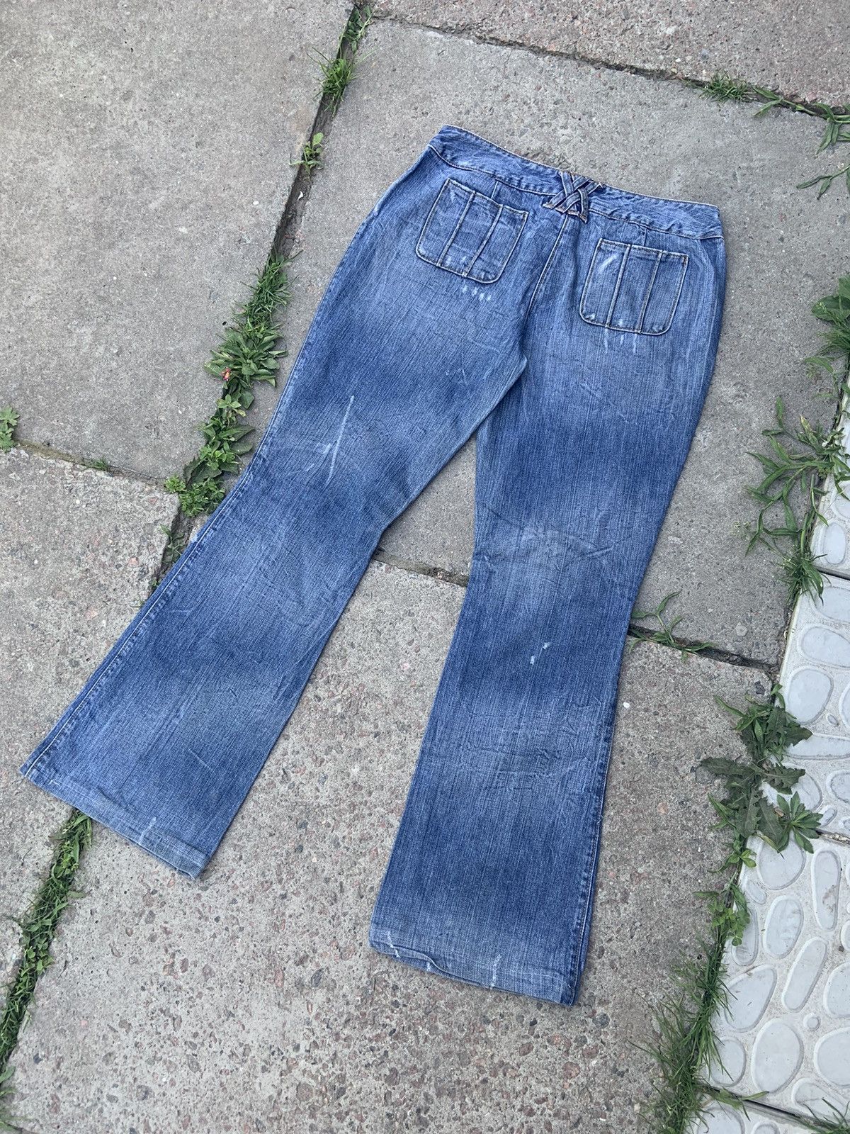 Dolce & Gabbana × Vintage vintage dolce & gabbana blue distressed denim 26/11/1973 Size 32" / US 10 / IT 46 - 4 Thumbnail