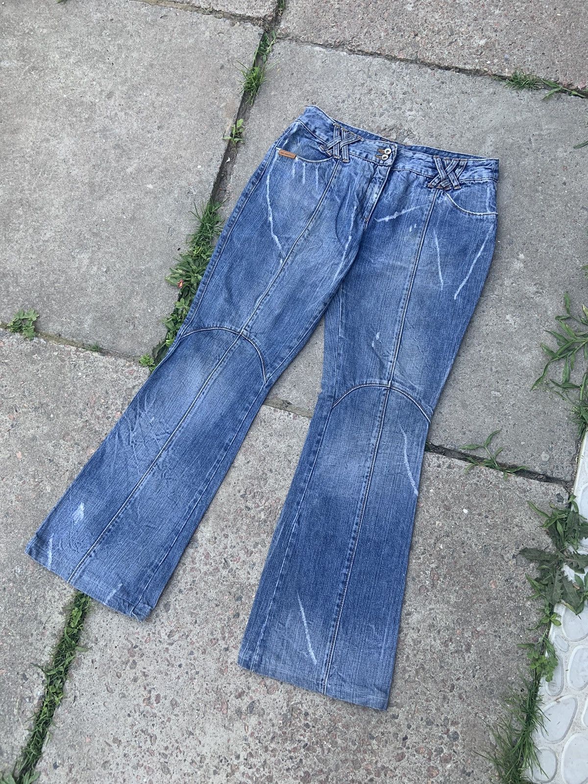 Dolce & Gabbana × Vintage vintage dolce & gabbana blue distressed denim 26/11/1973 Size 32" / US 10 / IT 46 - 1 Thumbnail