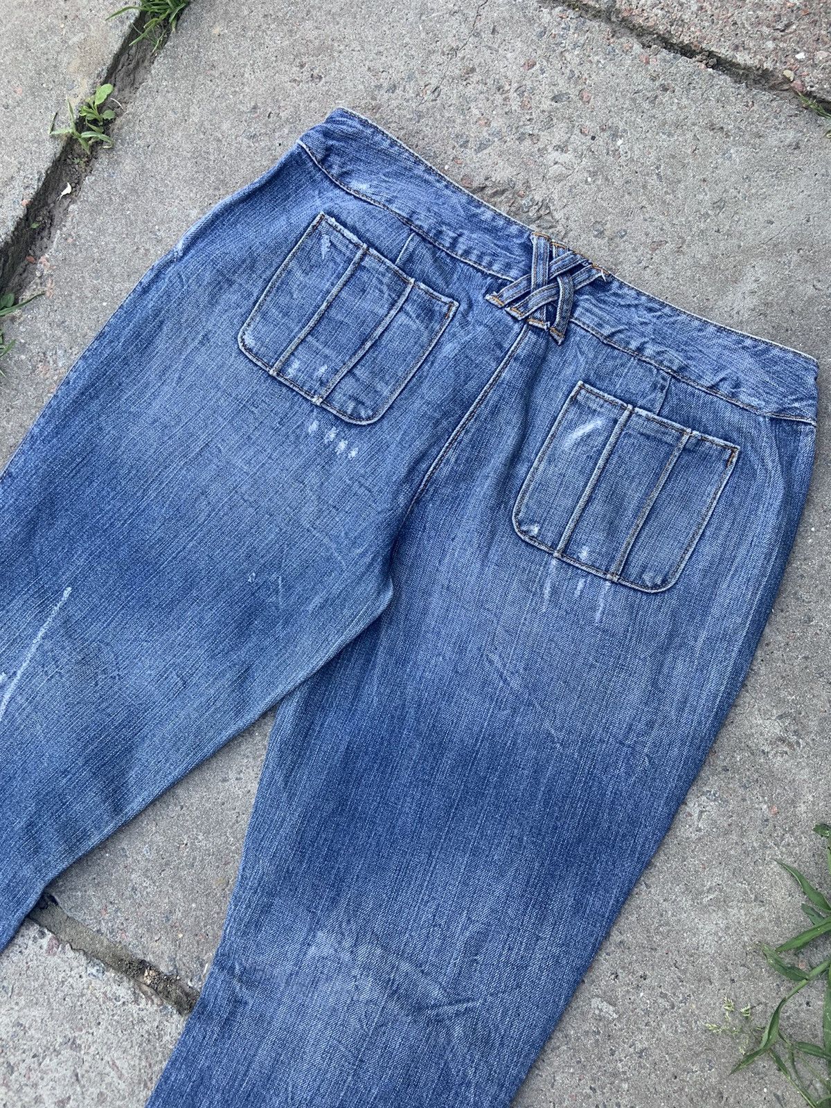 Dolce & Gabbana × Vintage vintage dolce & gabbana blue distressed denim 26/11/1973 Size 32" / US 10 / IT 46 - 5 Thumbnail